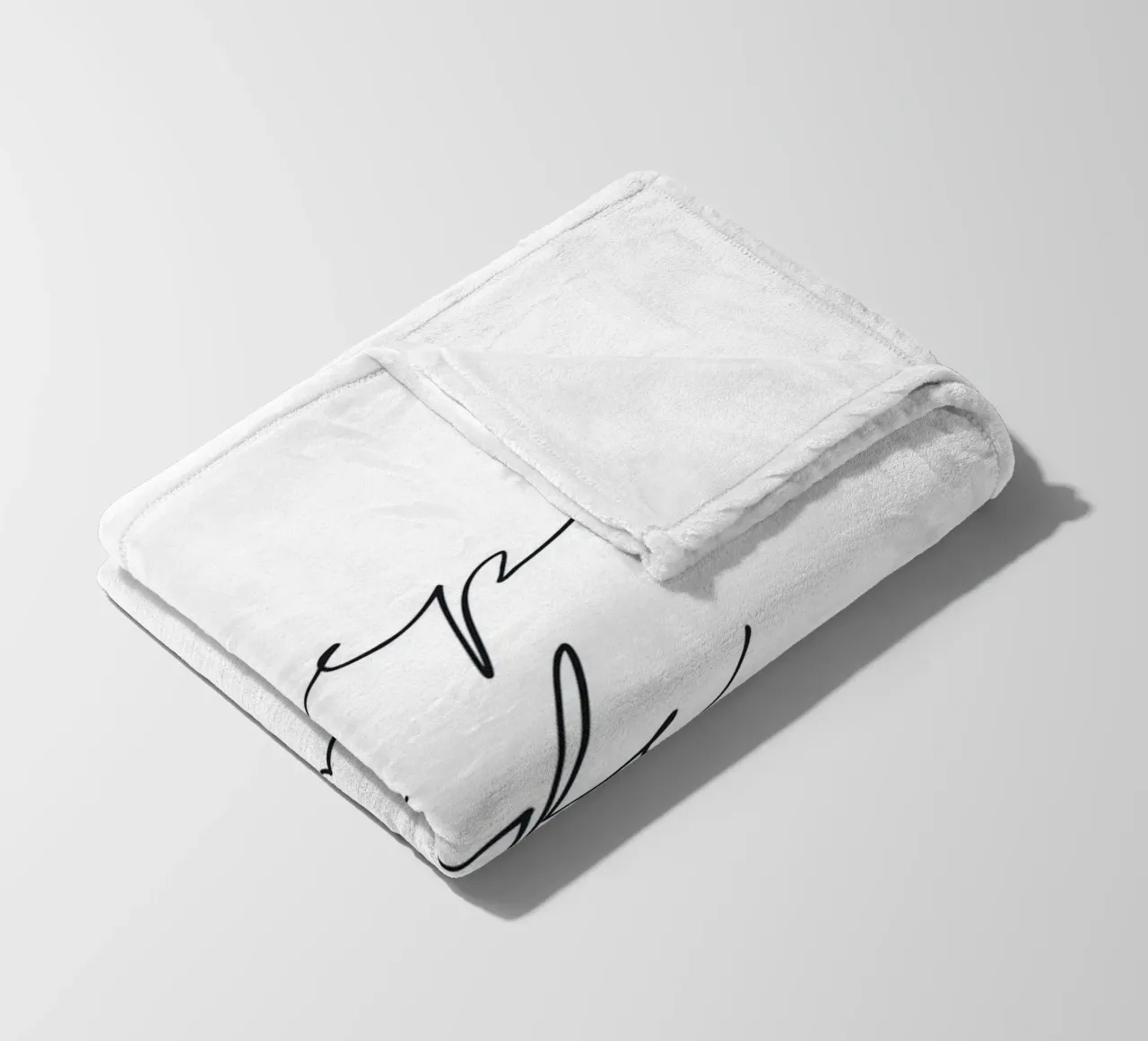 Minimalist typography - Keep Life Simple fleece blanket by Whole©