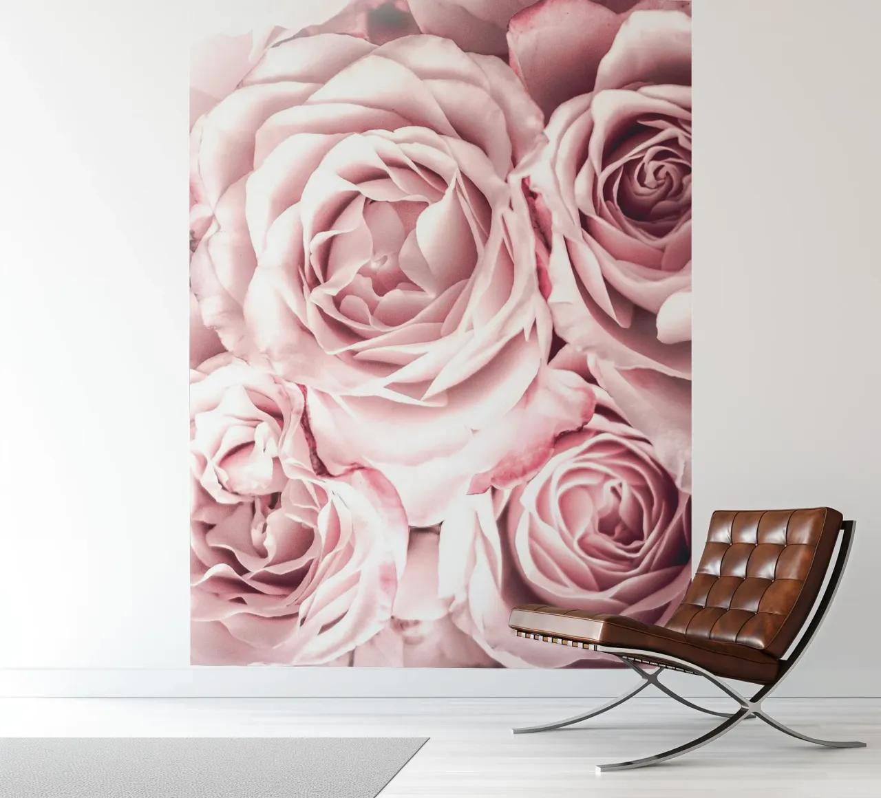 Rose romantiche - Delicato design floreale carta da parati fotografica da Whole©