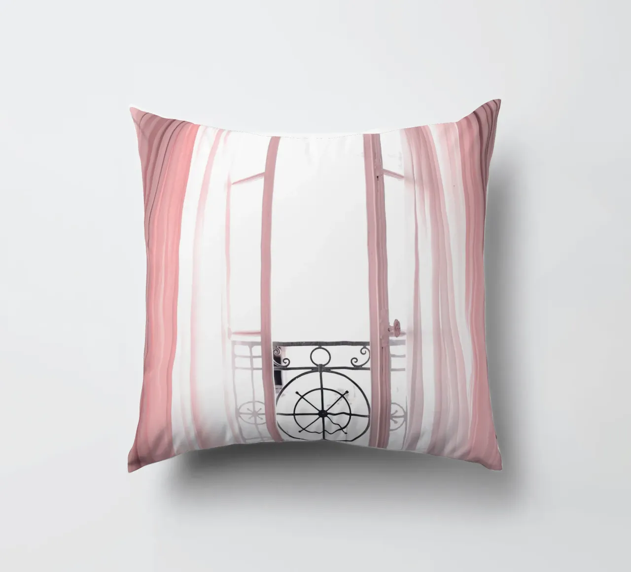 Romantic window light - Elegant home design decorative cushion by Whole©
