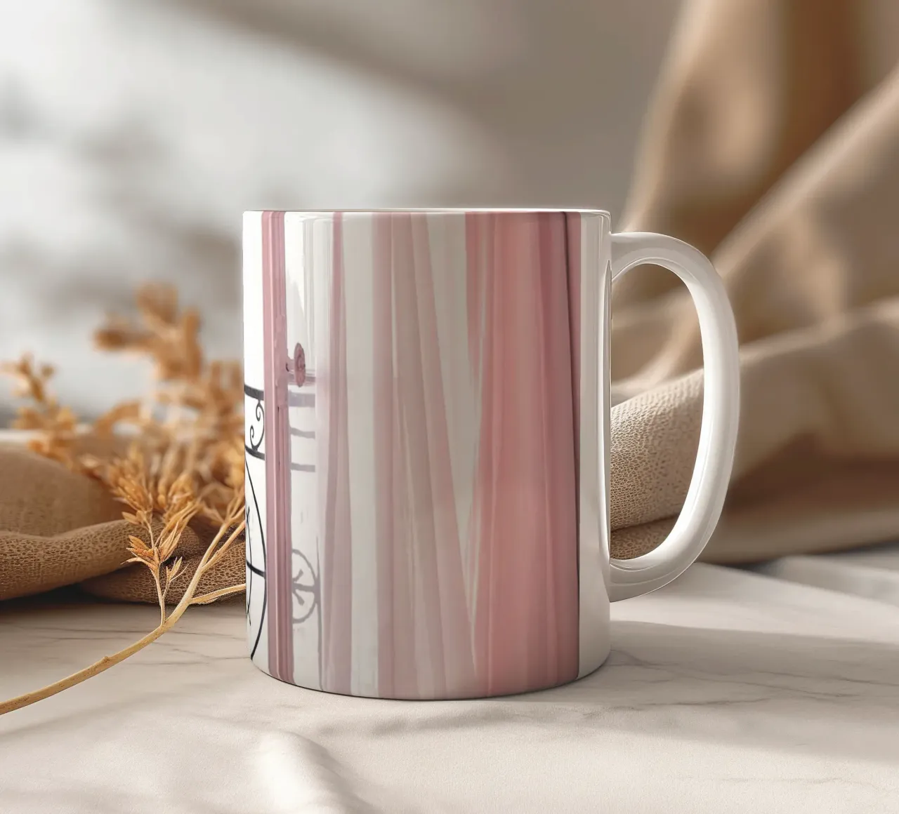 Fenêtre romantique - Design d'intérieur élégant mug en céramique de Whole©