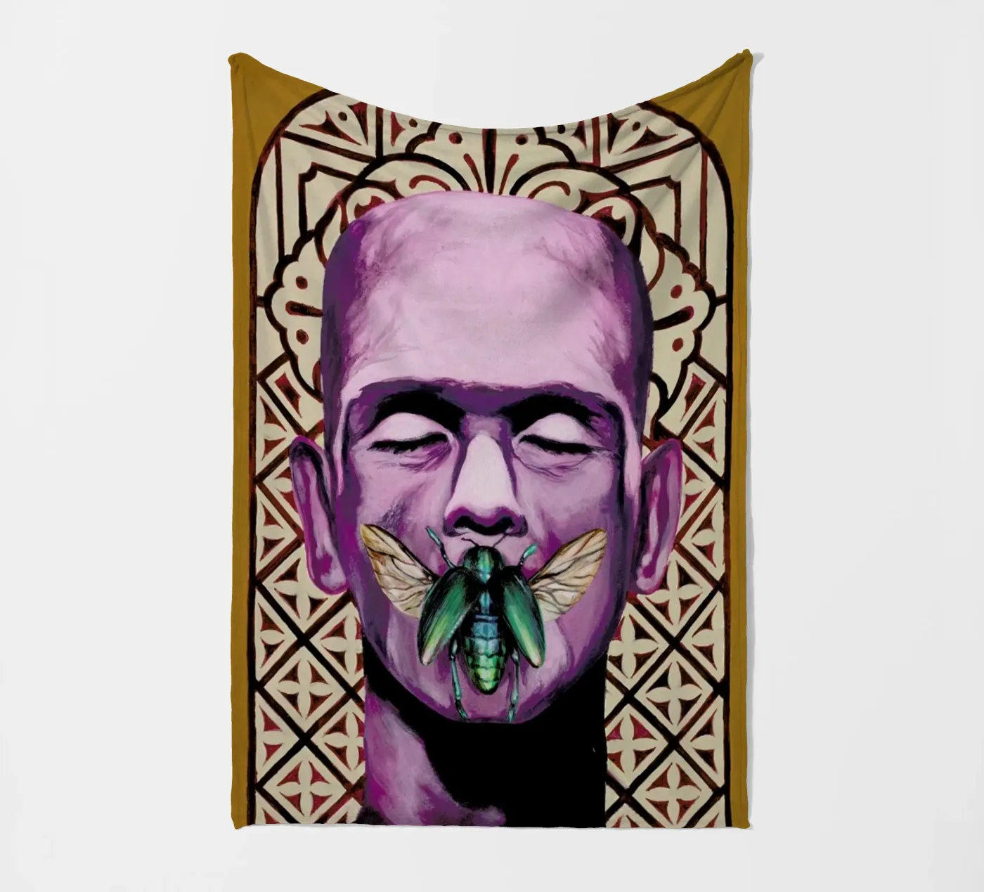 Frank fleece blanket by Jared Yamahata