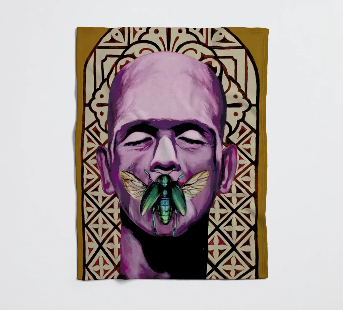 Frank fleece blanket by Jared Yamahata