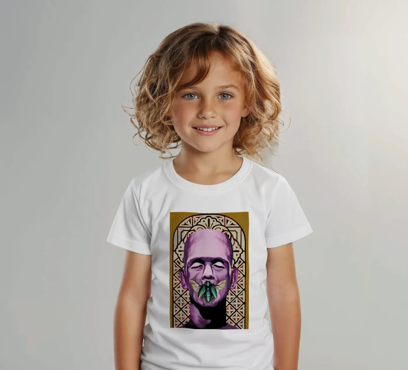 Frank t-shirt bambini da Jared Yamahata