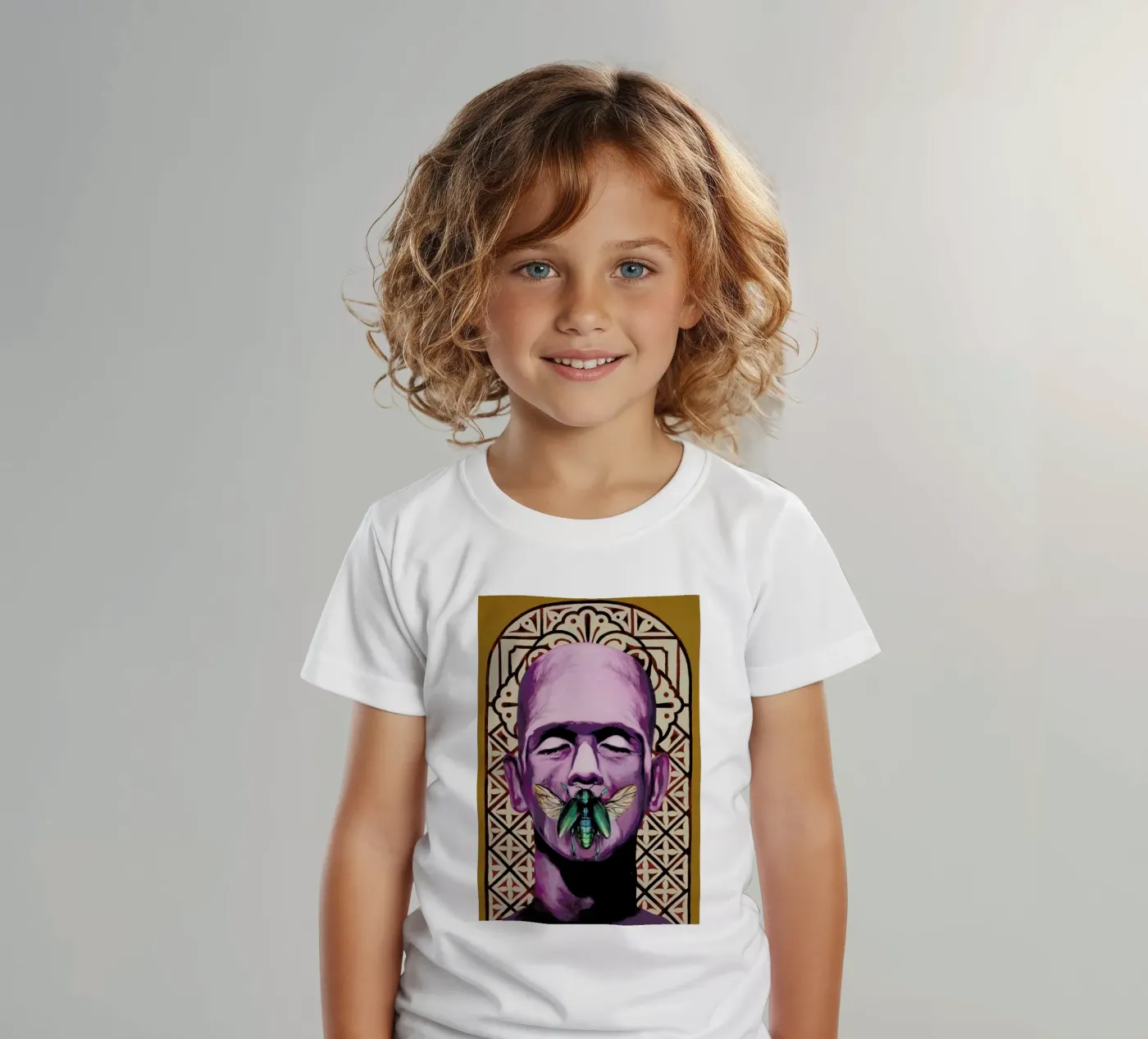 Frank t-shirt bambini da Jared Yamahata