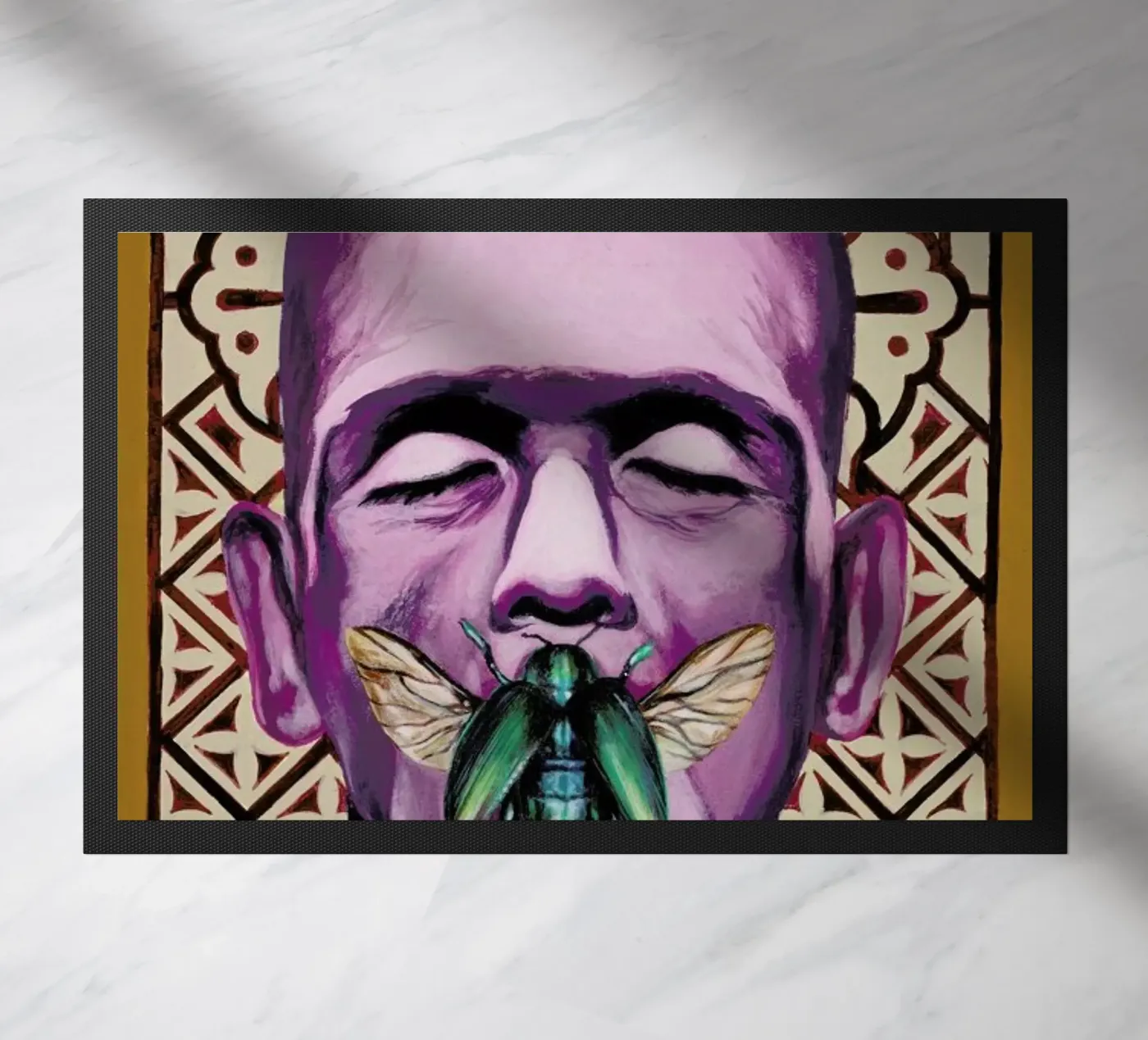 Frank doormat by Jared Yamahata