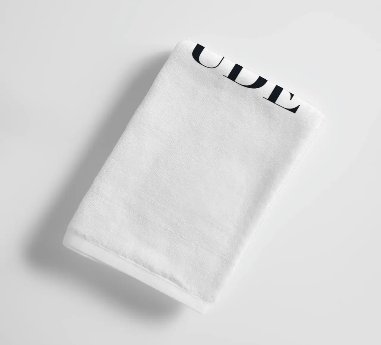 Beauty is attitude - Typographic statement towel by Whole©