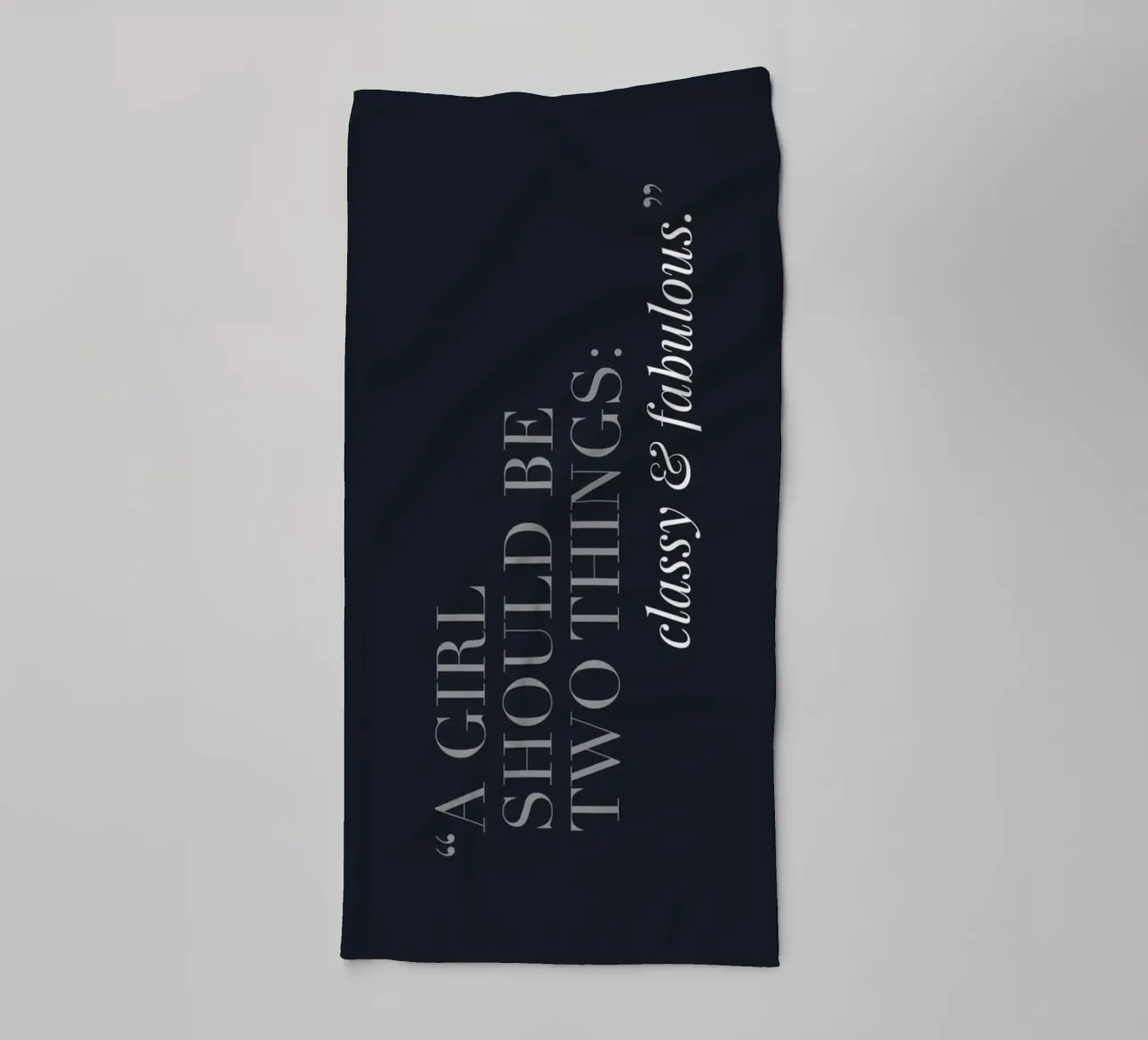 Classy & Fabulous - Design di citazioni eleganti asciugamano da bagno da Whole©