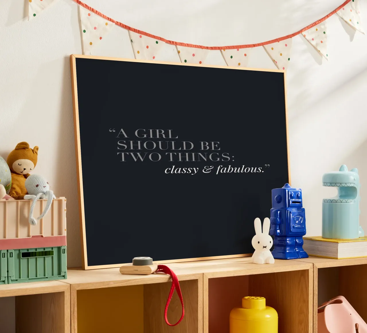 Classy & Fabulous - Elegant quote design hahnemühle by Whole©