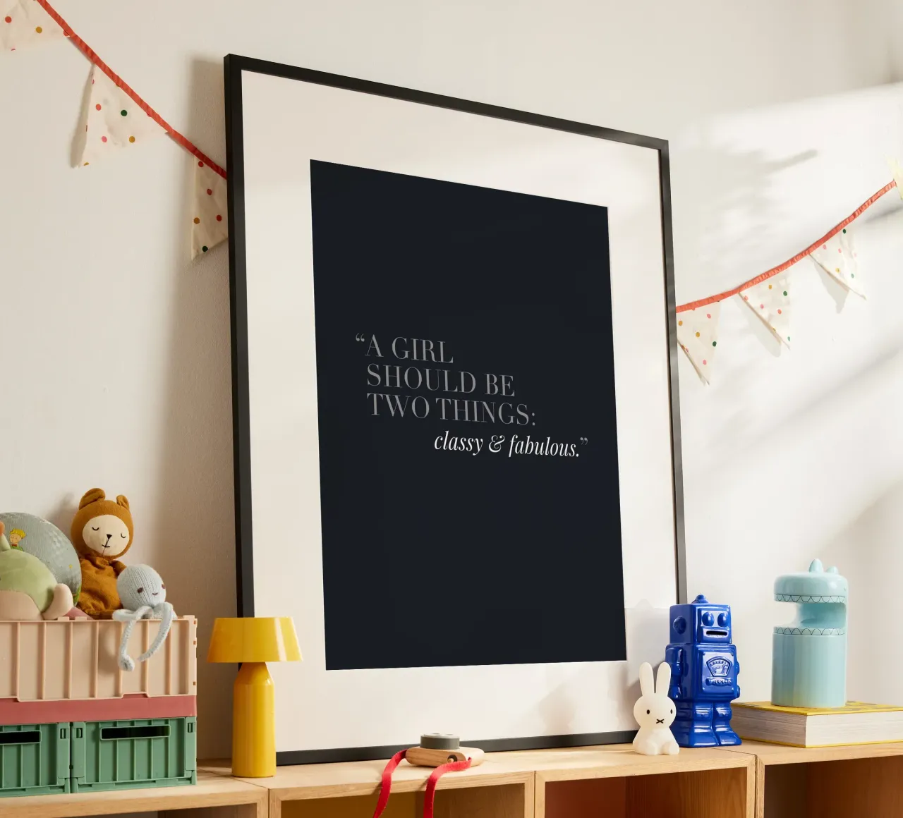 Classy & Fabulous - Elegant quote design hahnemühle by Whole©