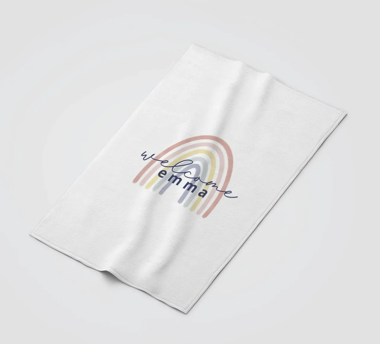 Rainbow Fleecedecke von we line studio - design