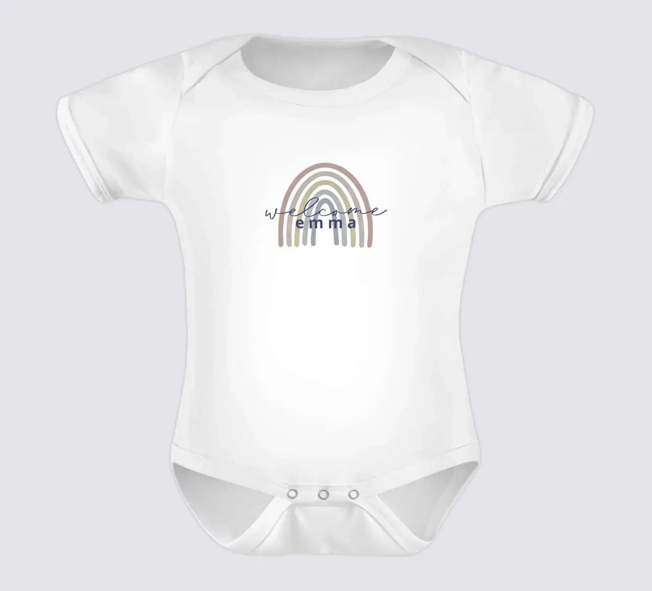 Rainbow body neonato maniche corte da we line studio - design