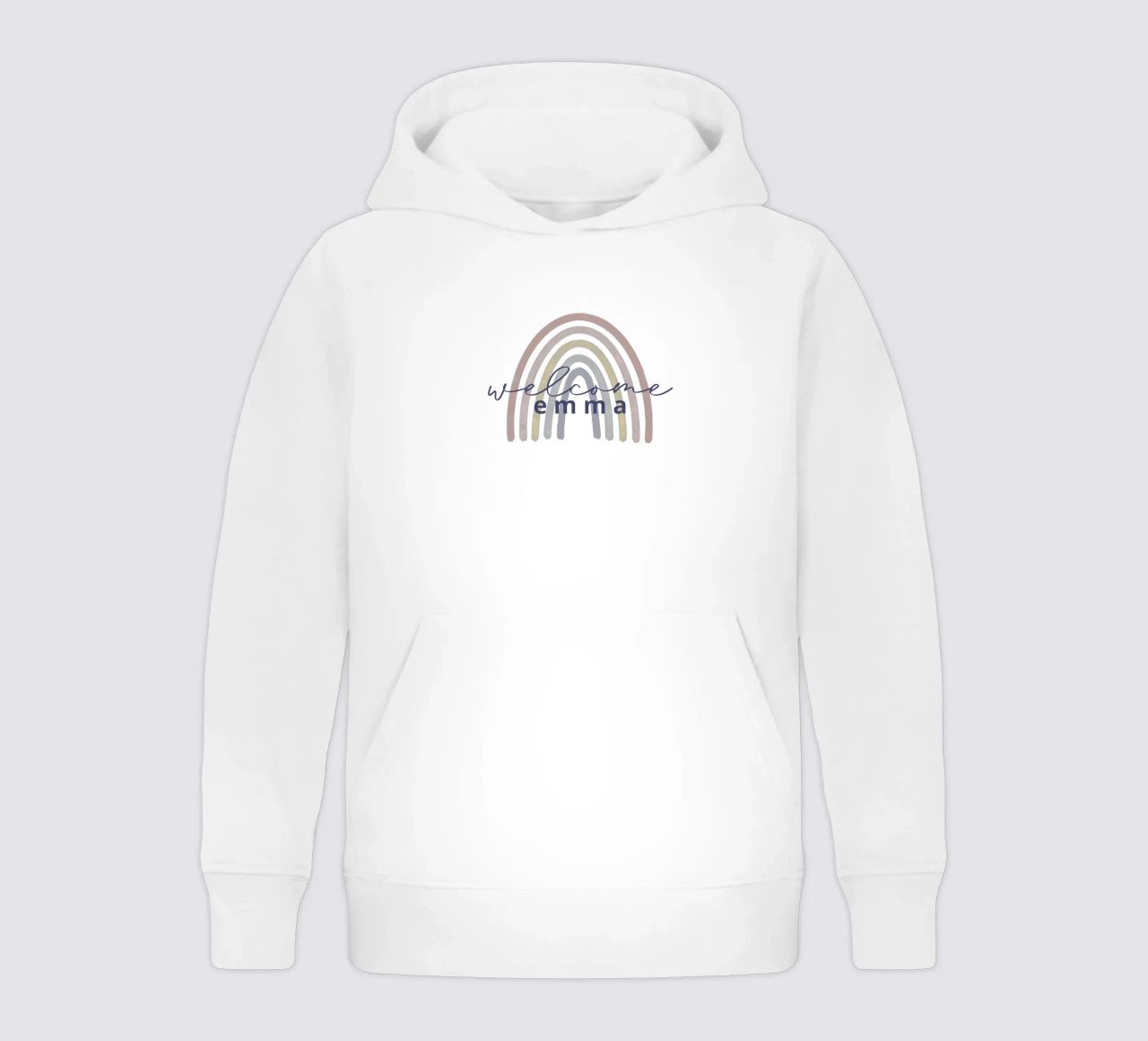 Rainbow sweat à capuche enfant de pv design