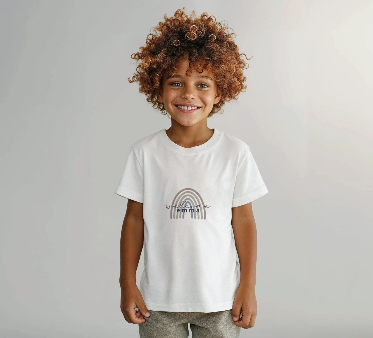 Rainbow t-shirt enfant de pv design