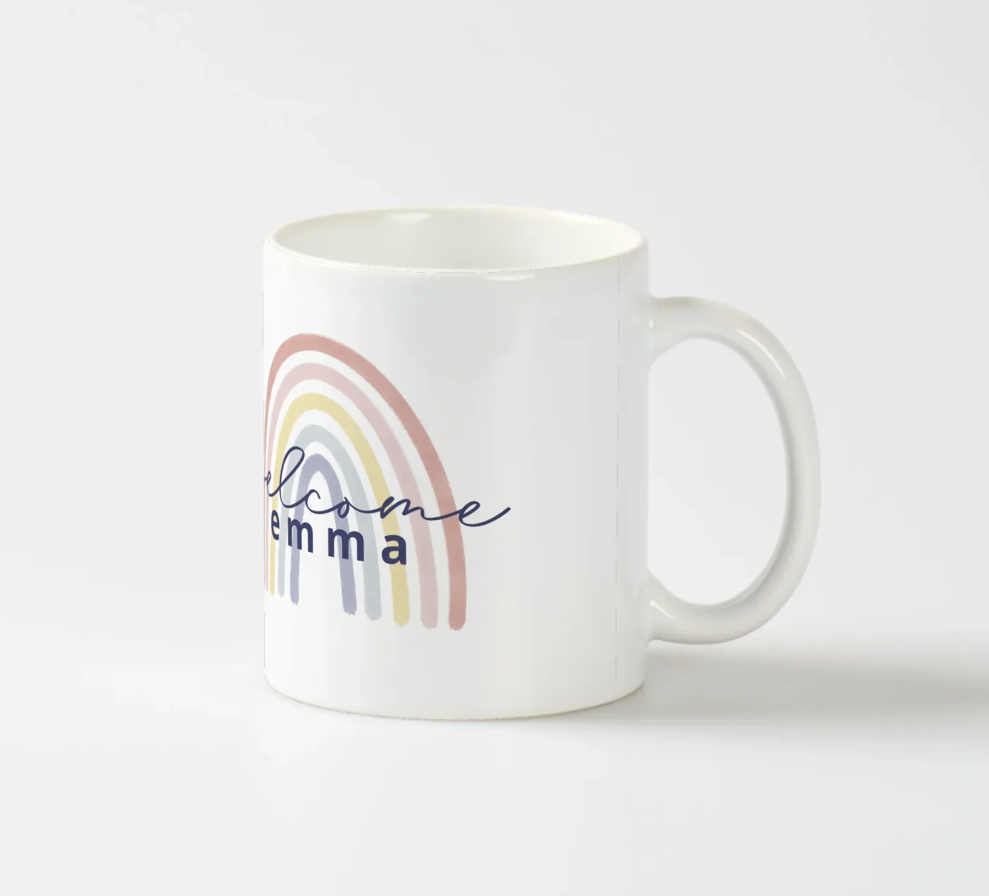 Rainbow ceramic mug by we line studio - design