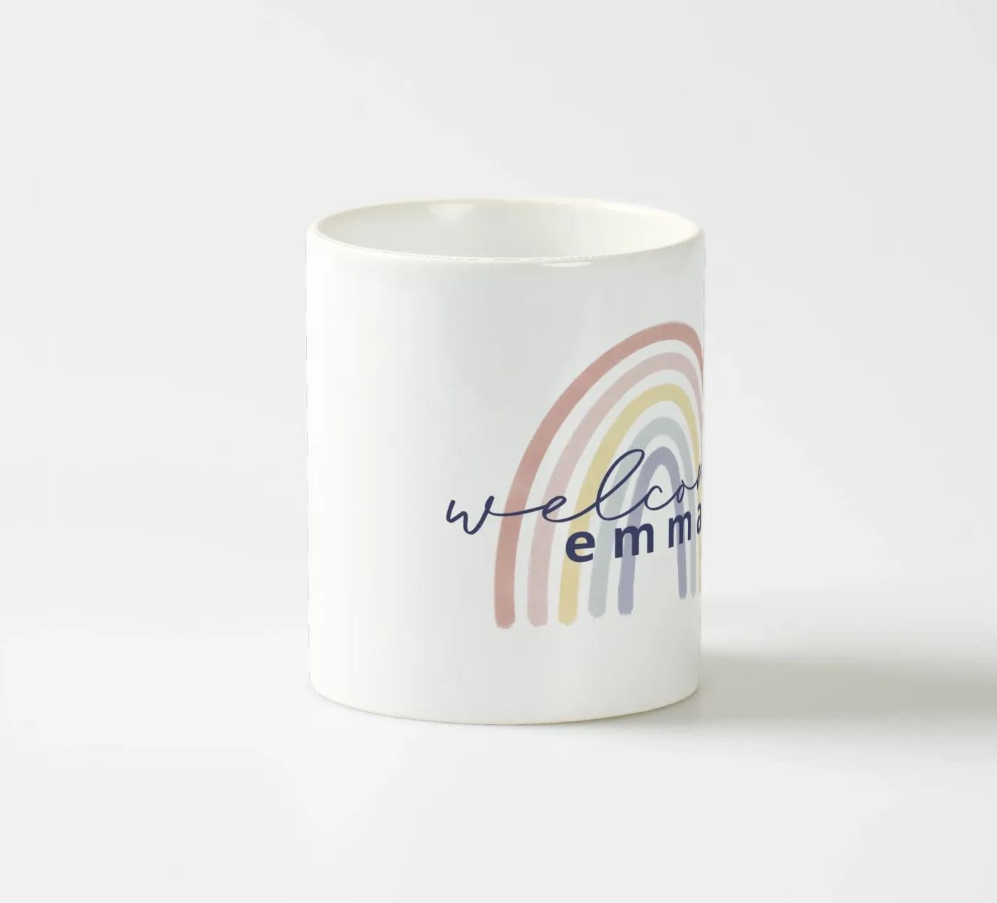 Rainbow ceramic mug by we line studio - design