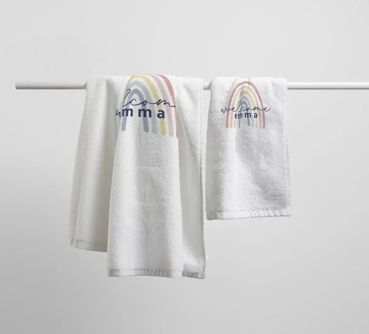 Rainbow badhanddoek van we line studio - design