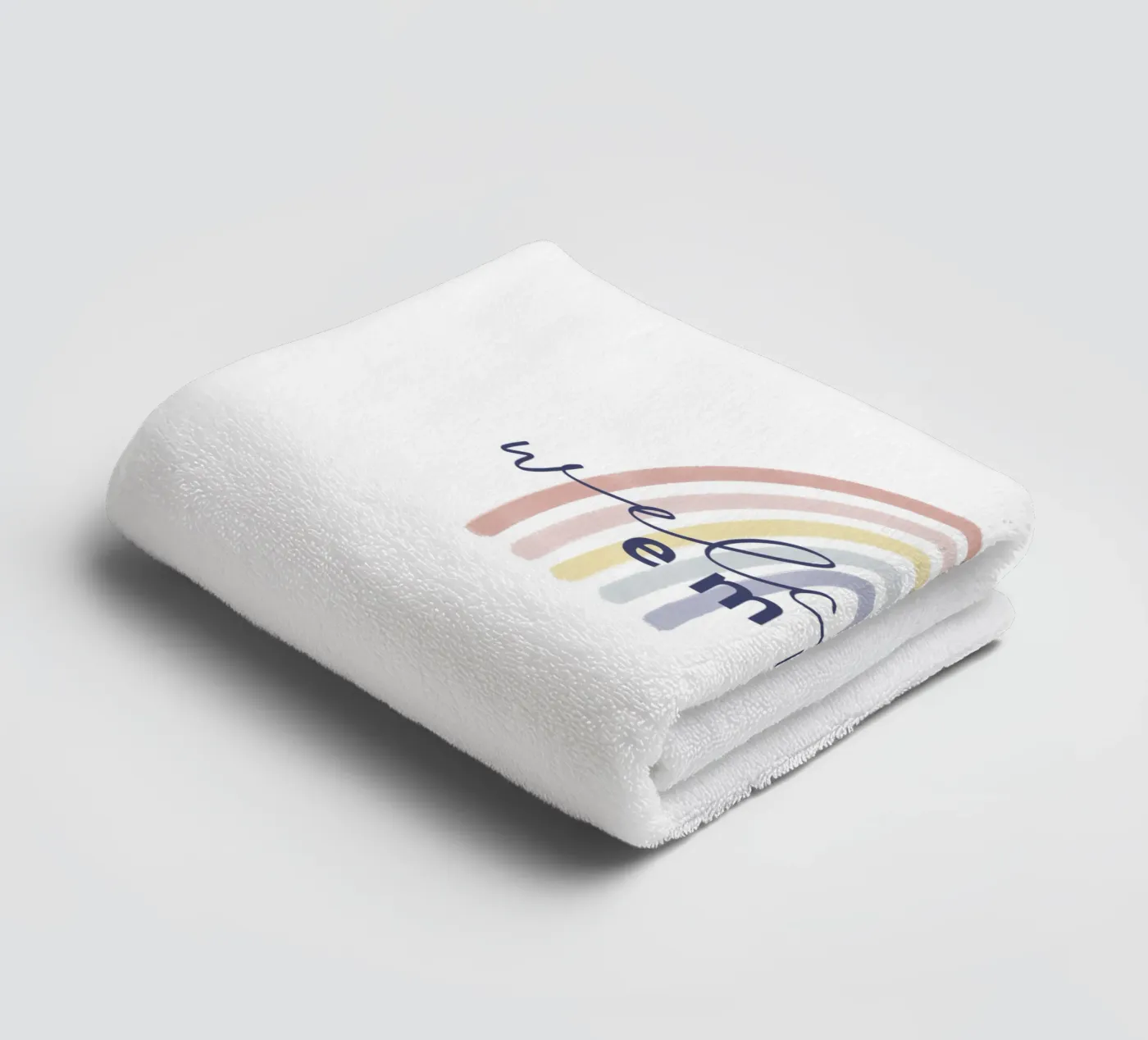 Rainbow badhanddoek van we line studio - design