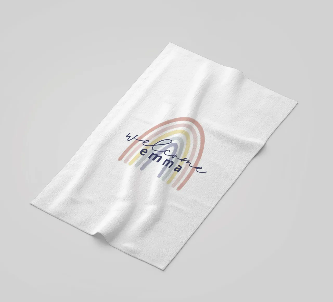 Rainbow beach towel by we line studio - design