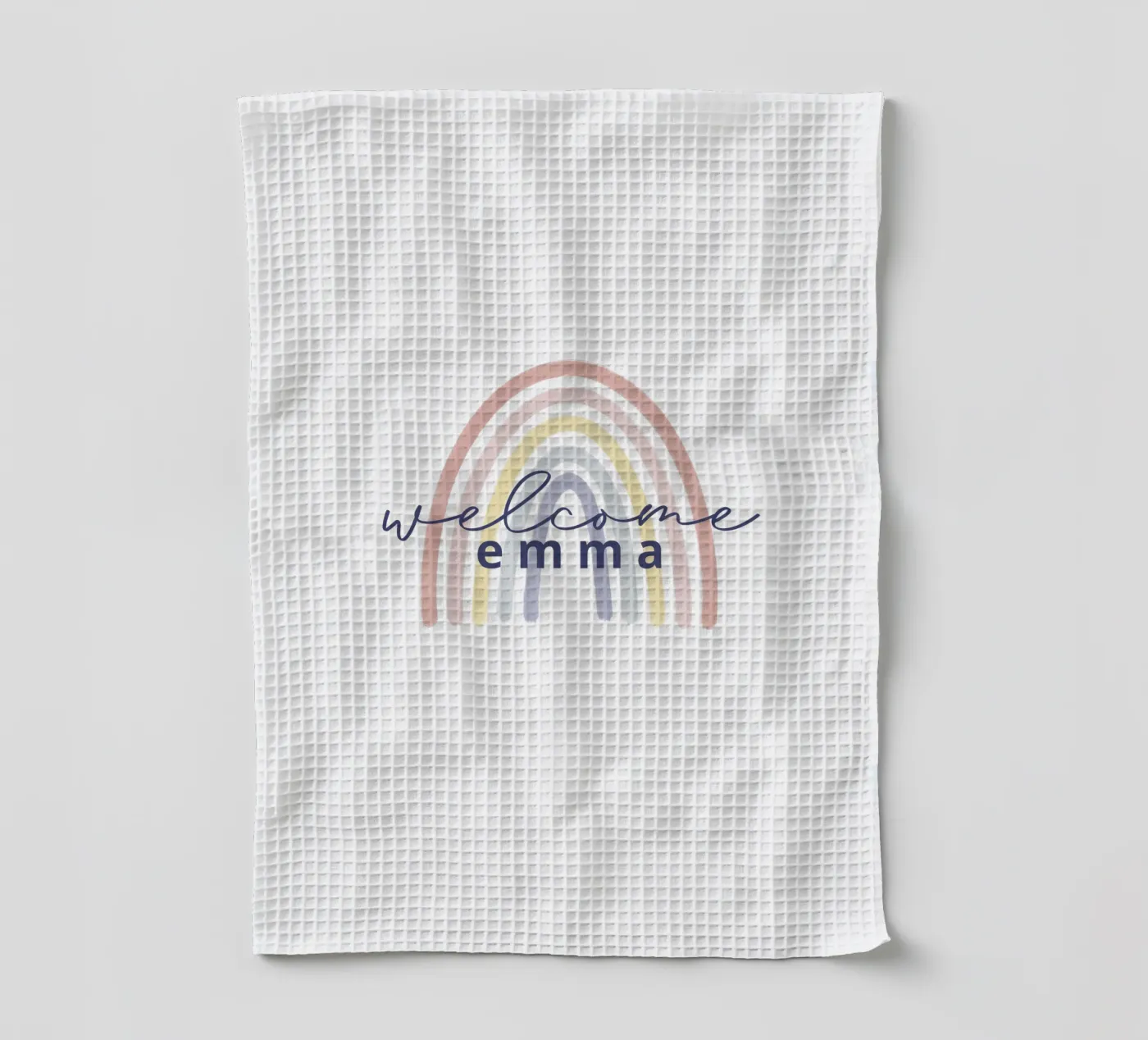 Rainbow theedoek van we line studio - design