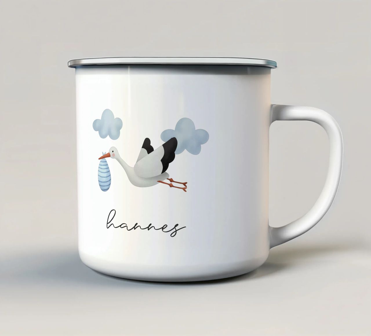 Storch tazza in smalto da pv design