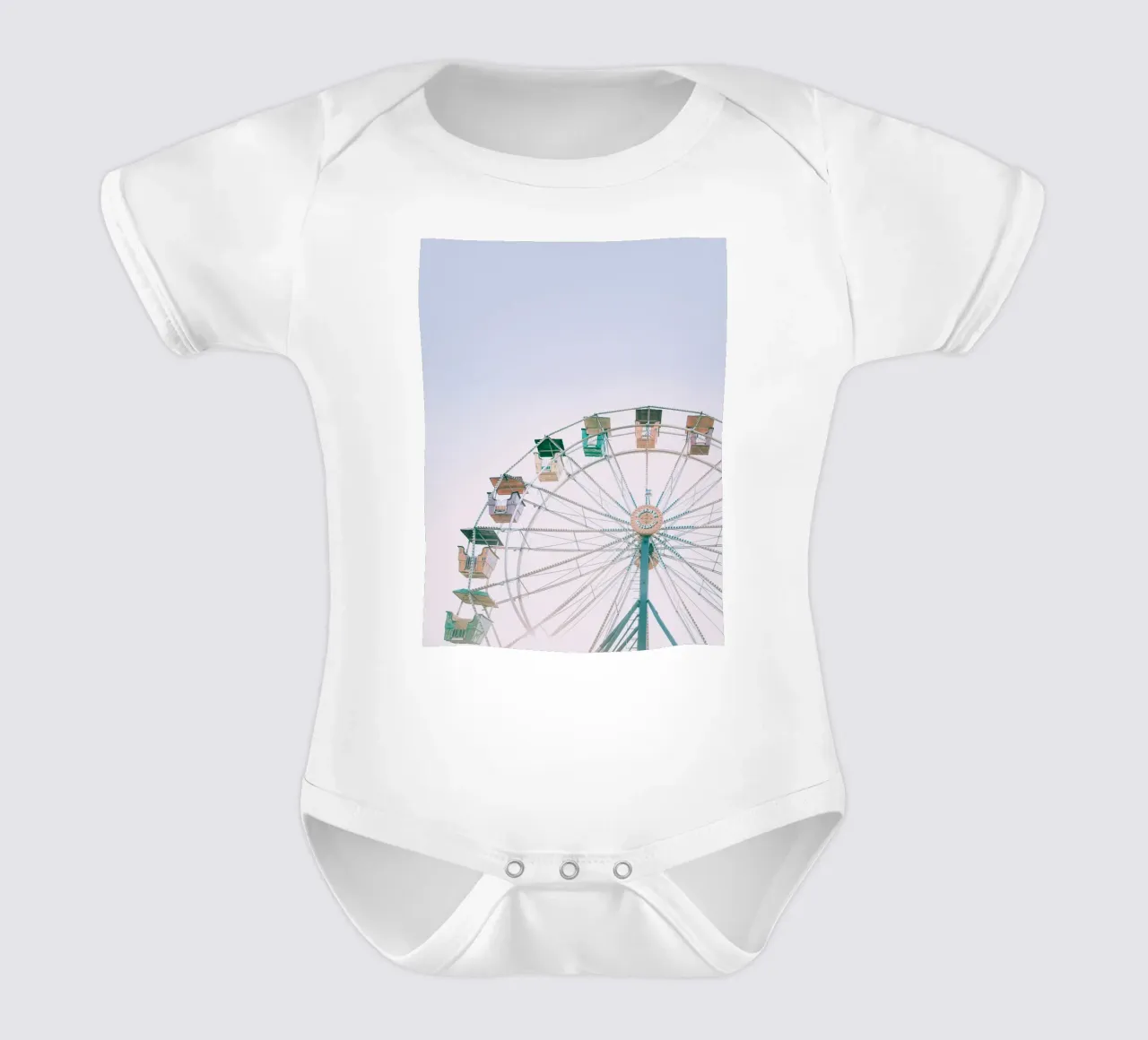 Grande roue Nostalgie - Design joyeux de parc d'attractions body bébé de Whole©