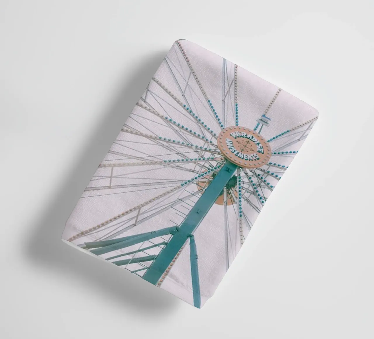Grande roue Nostalgie - Design joyeux de parc d'attractions serviette de bain de Whole©