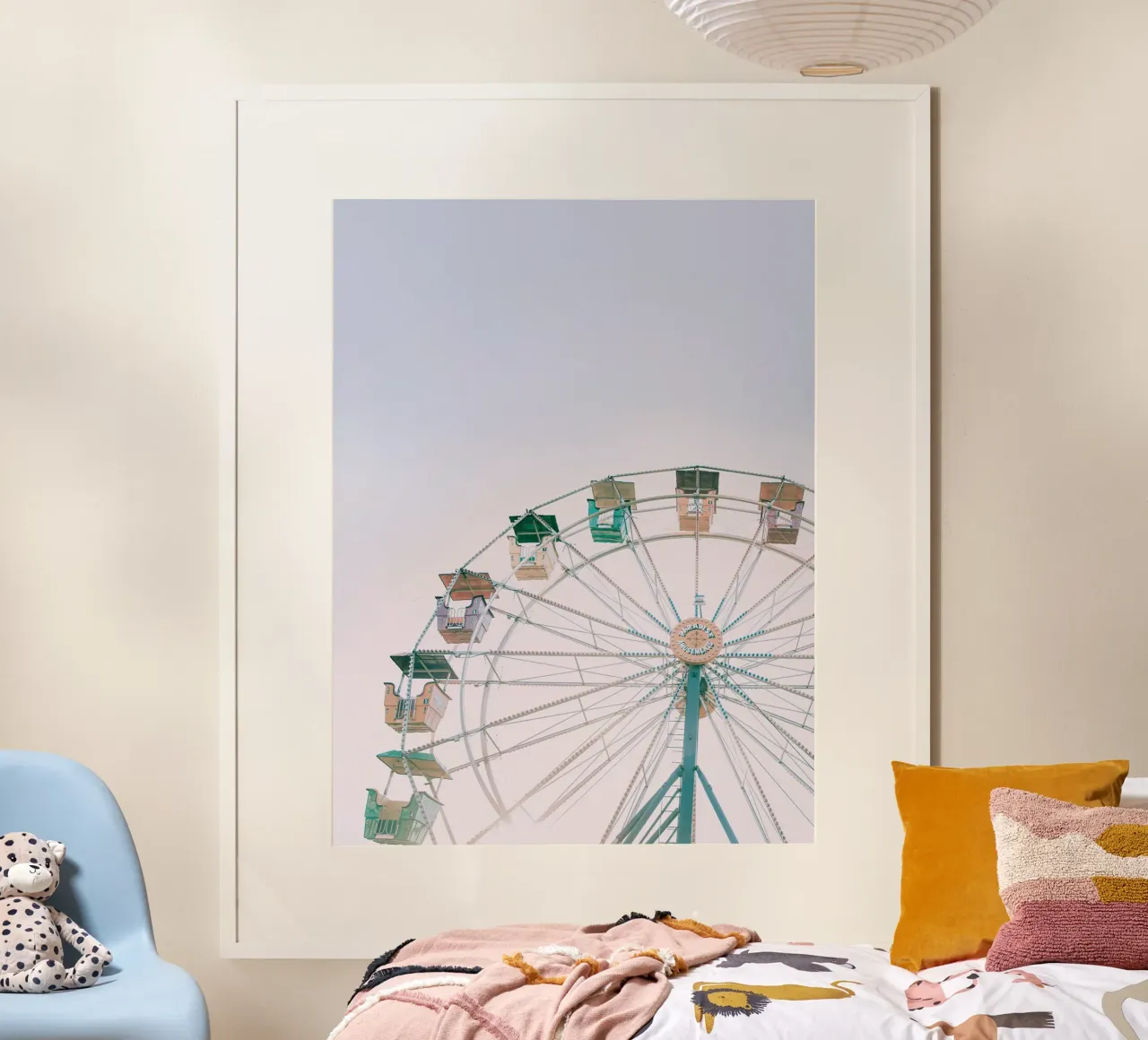 Grande roue Nostalgie - Design joyeux de parc d'attractions hahnemühle de Whole©