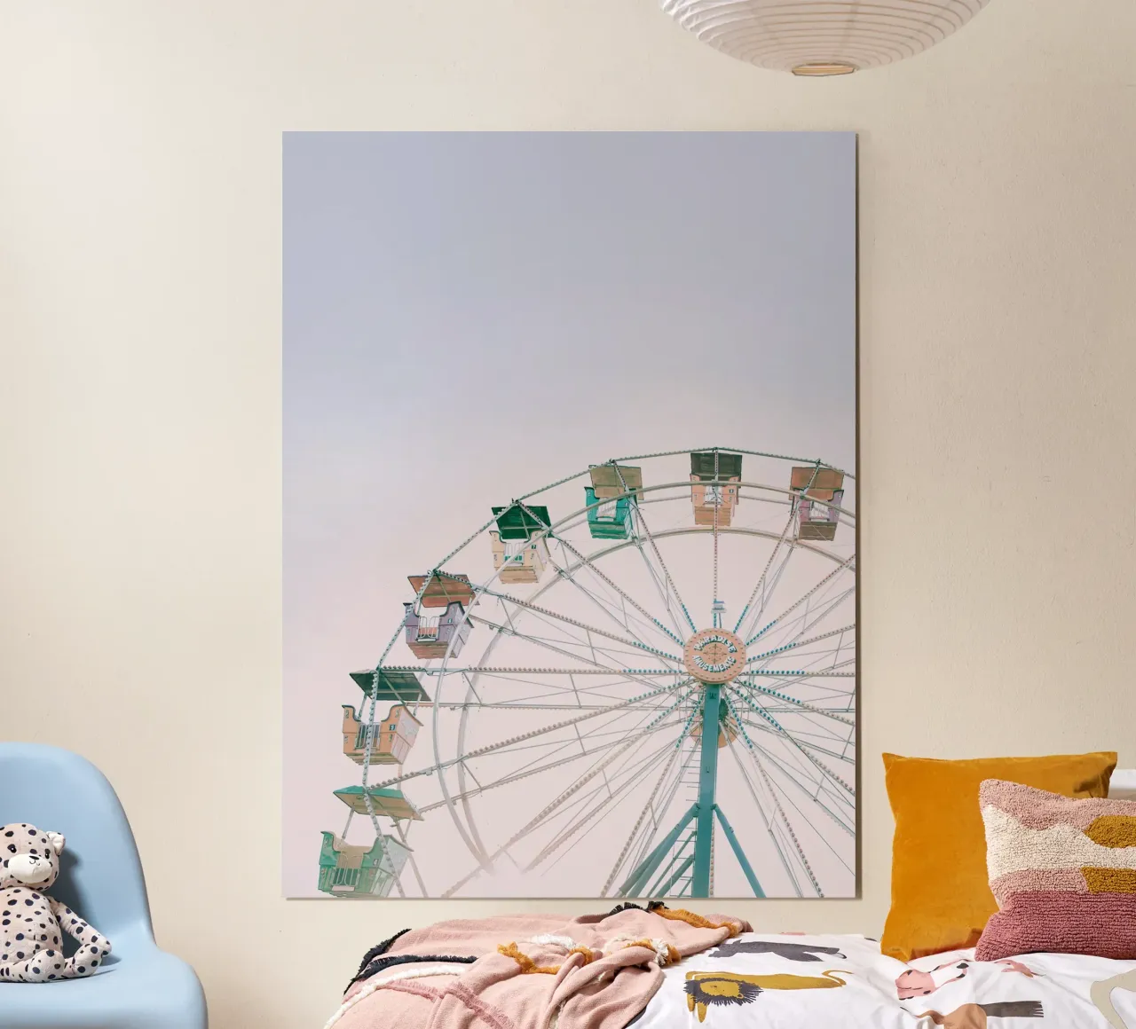 Grande roue Nostalgie - Design joyeux de parc d'attractions hahnemühle de Whole©