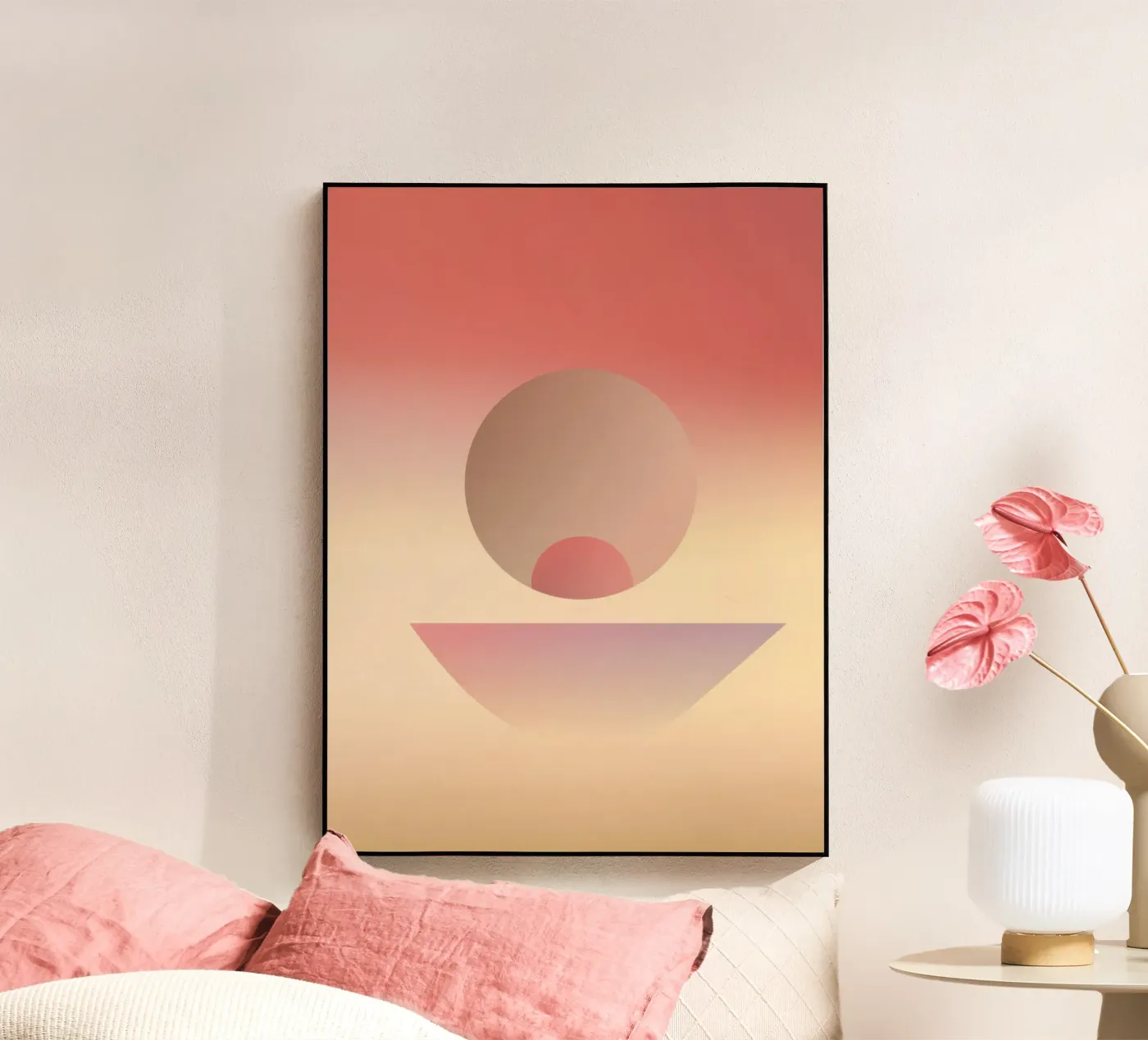 Blush Desert Eclipse plexiglas de Geometrica