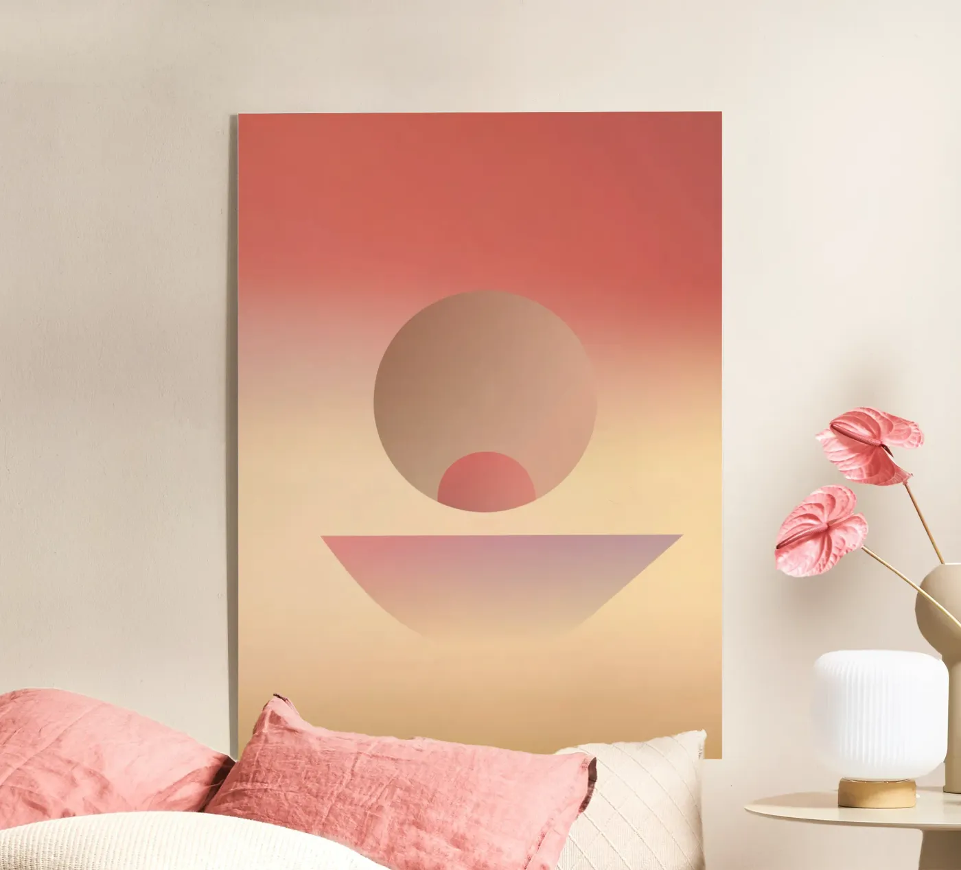 Blush Desert Eclipse plexiglas de Geometrica
