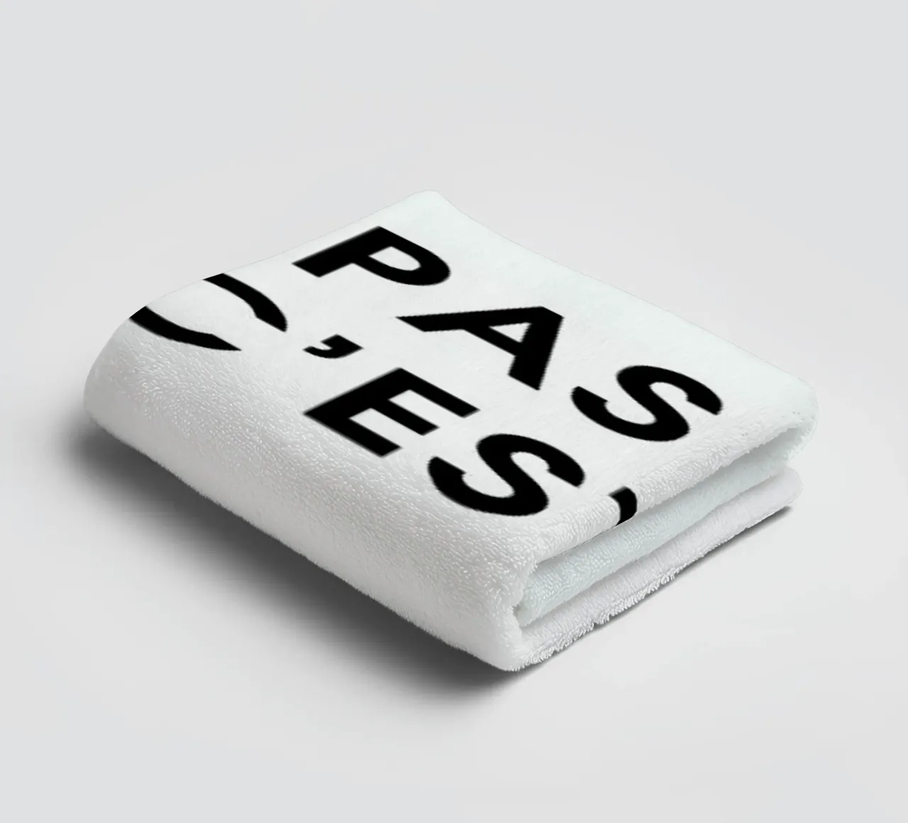 C'est pas mauvais mais c'est pas bon - White asciugamano da bagno da Intertitres