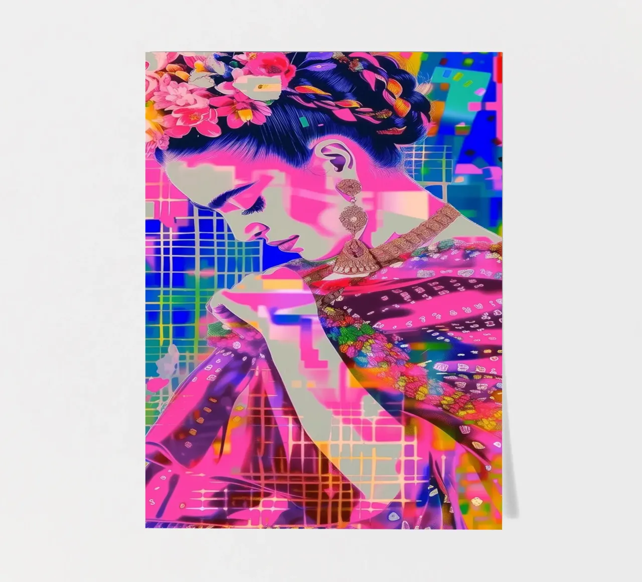 Frida Kahlo pop sticker sheet by Carinaprint
