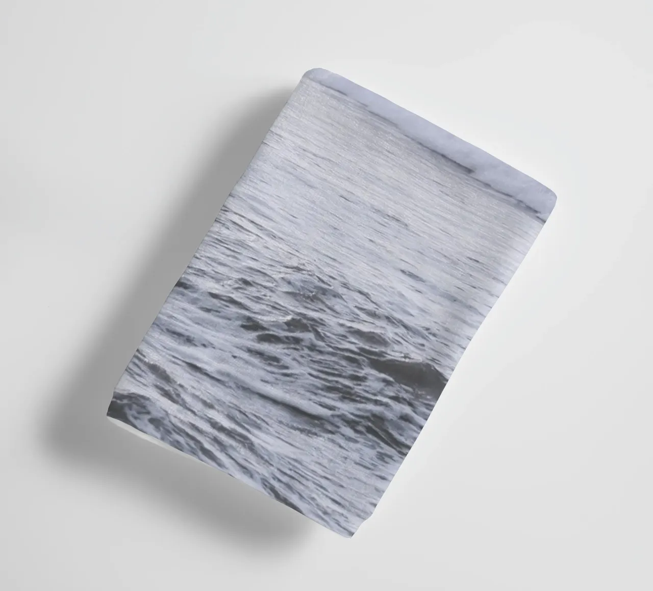 Surfers on waves - Minimalist ocean design towel by Whole©