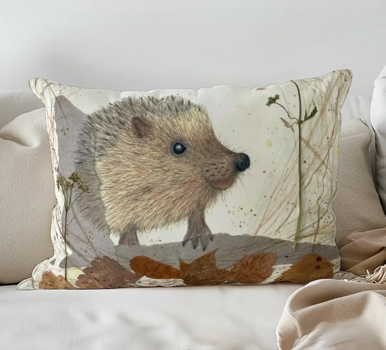Riccio cuscino da Mandy Becker Fine Arts