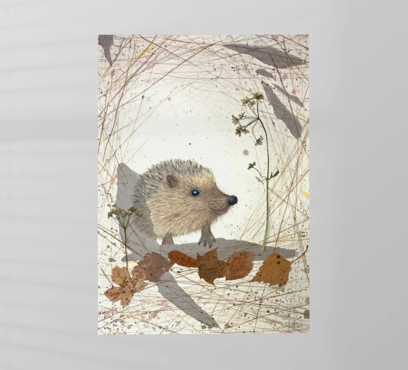 Igelchen Backlit Folie von Mandy Becker Fine Arts