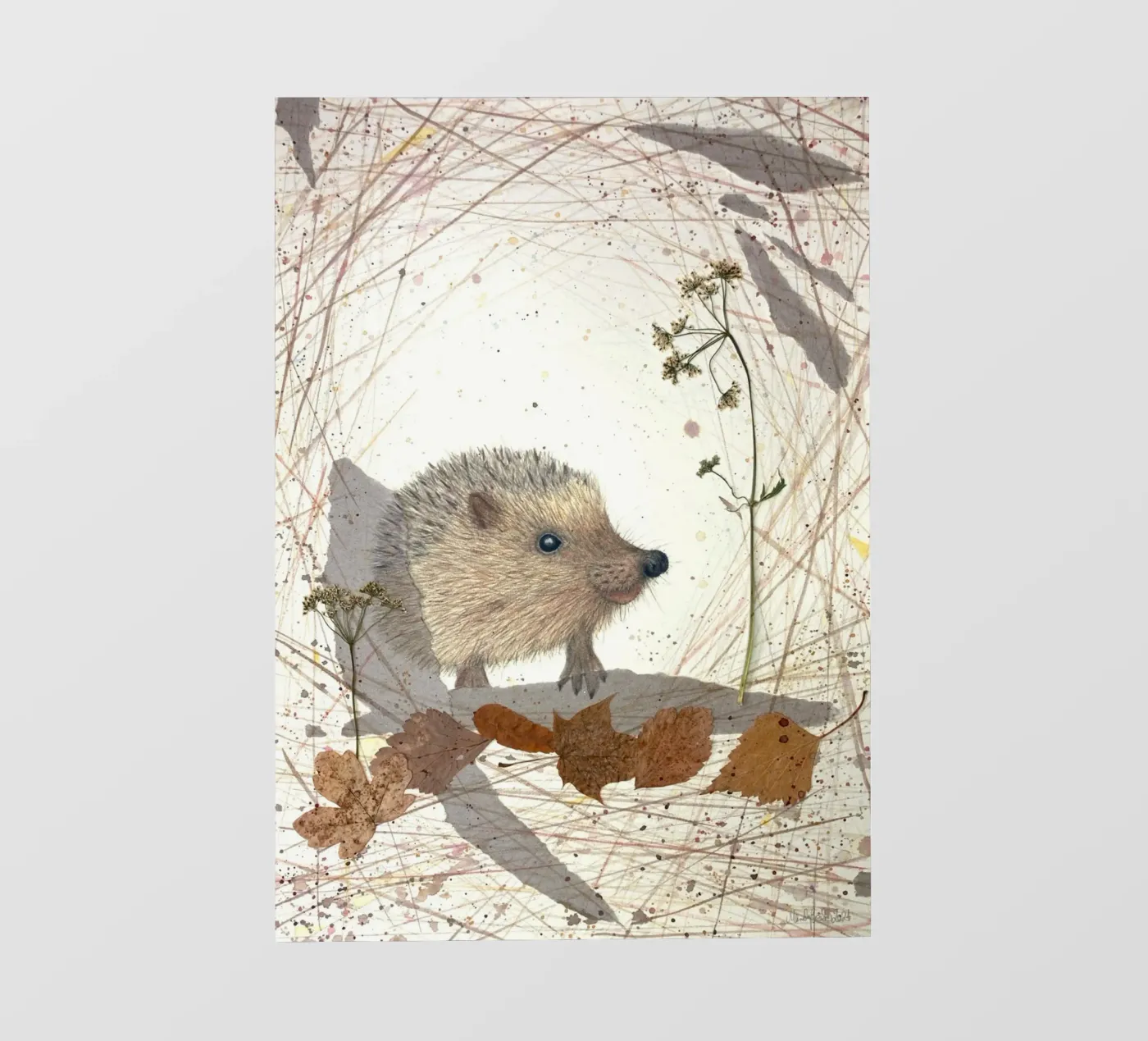 Igelchen Backlit Folie von Mandy Becker Fine Arts