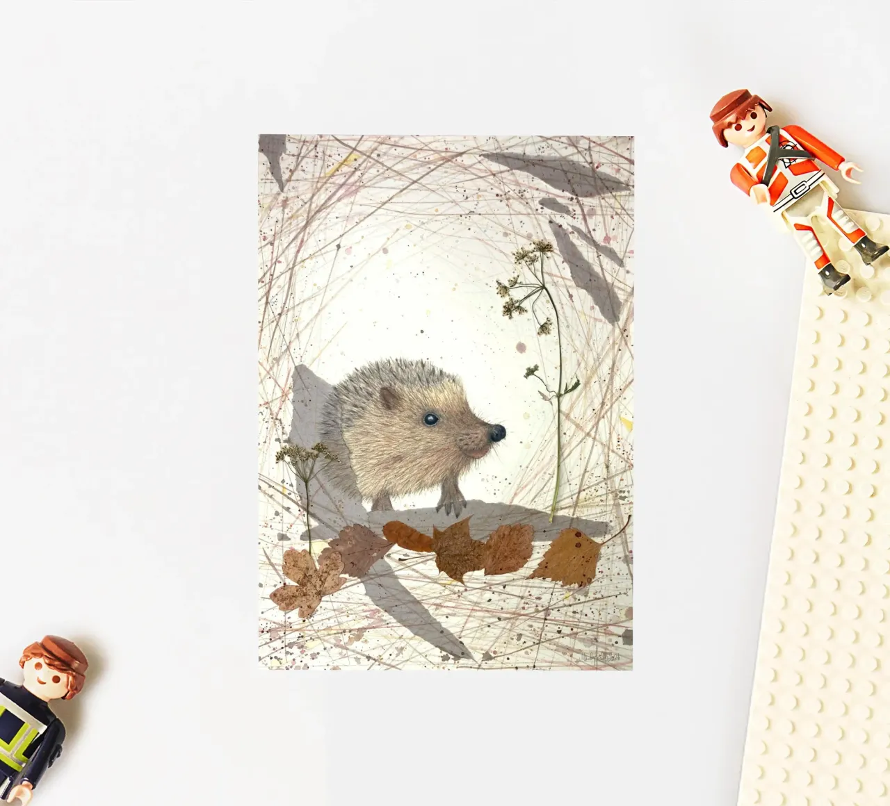 Igelchen Sticker von Mandy Becker Fine Arts