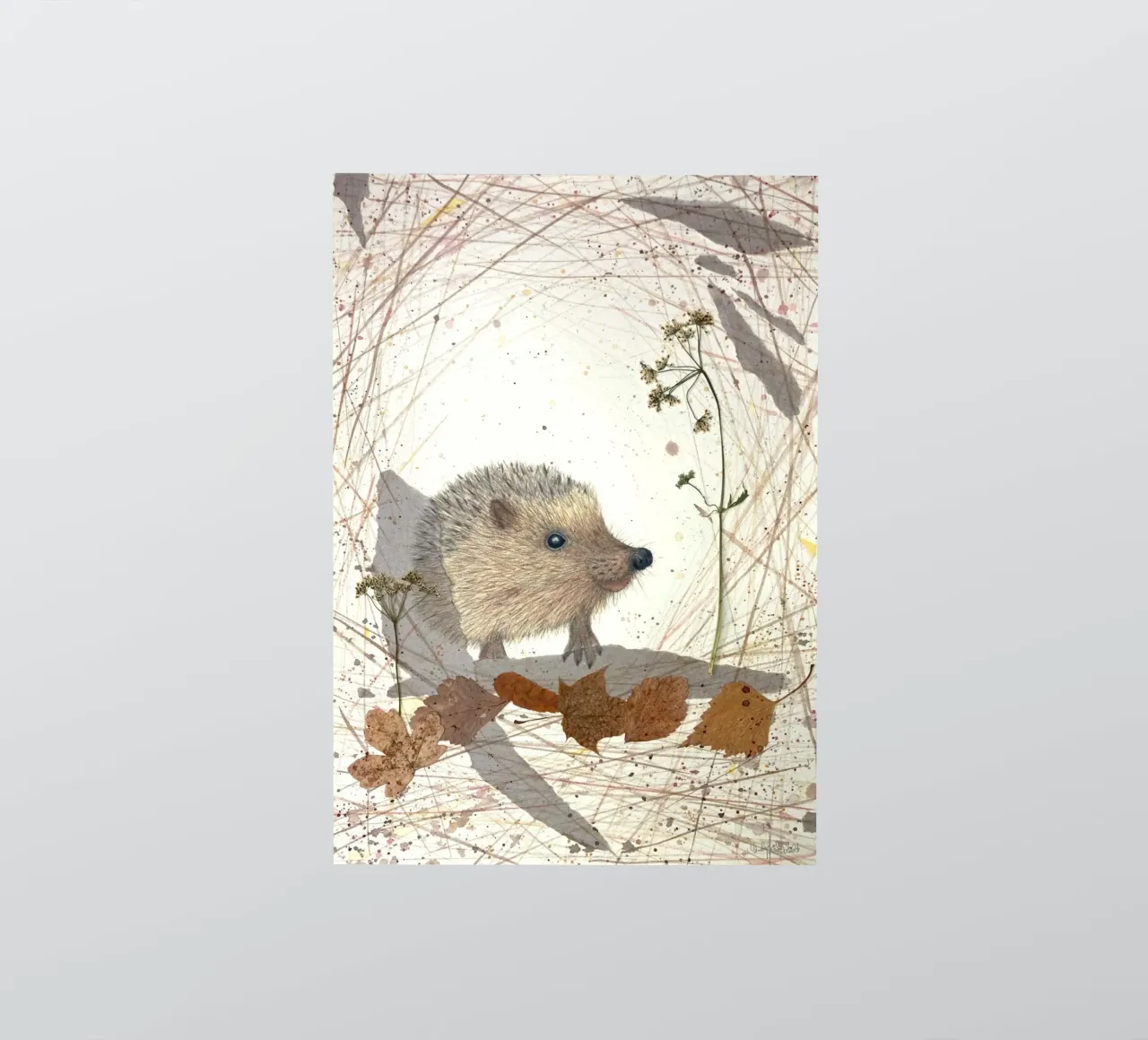 Igelchen Sticker von Mandy Becker Fine Arts