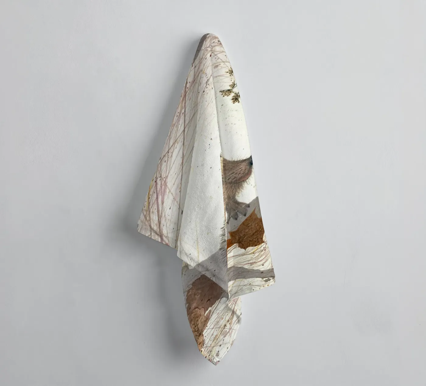 Riccio asciugamano da bagno da Mandy Becker Fine Arts