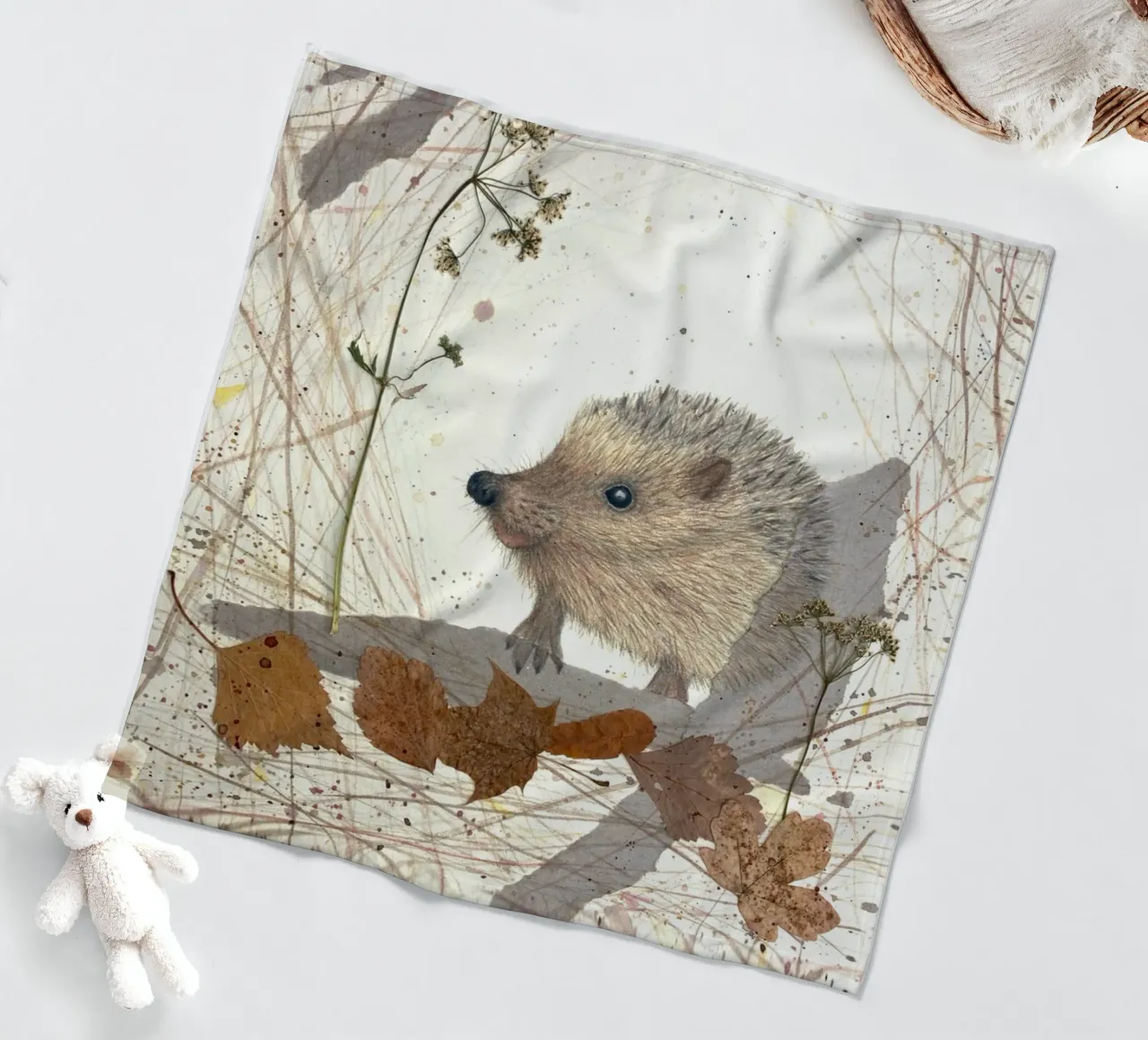 Egel fleecedeken van Mandy Becker Fine Arts