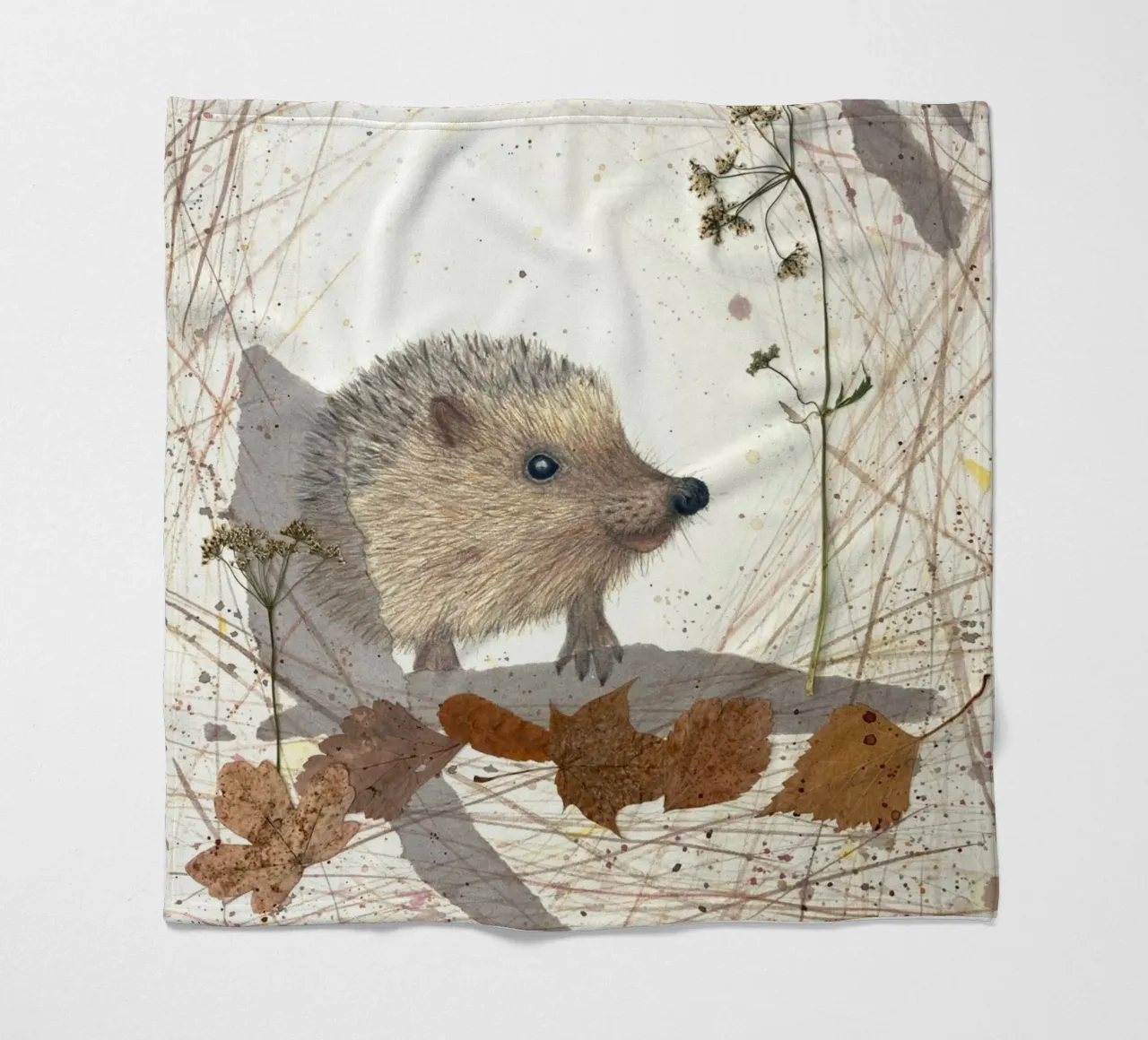 Egel fleecedeken van Mandy Becker Fine Arts