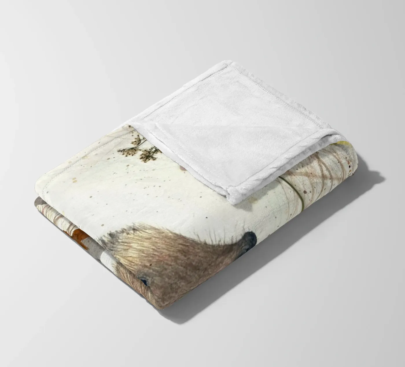 Igelchen Fleecedecke von Mandy Becker Fine Arts