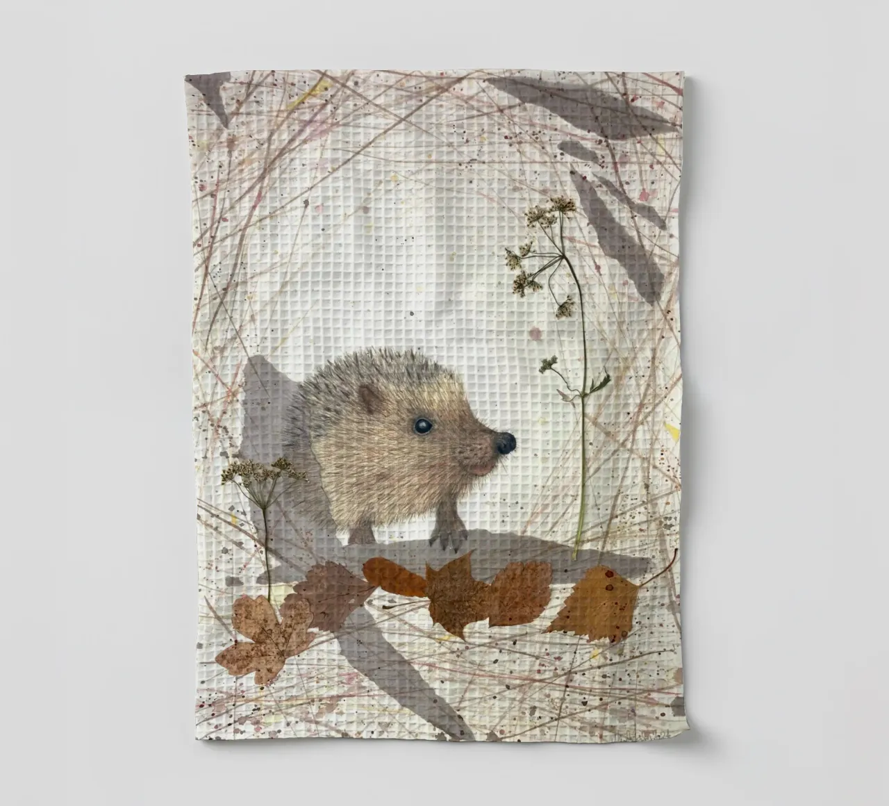 Hedgehog Geschirrtuch von Mandy Becker Fine Arts
