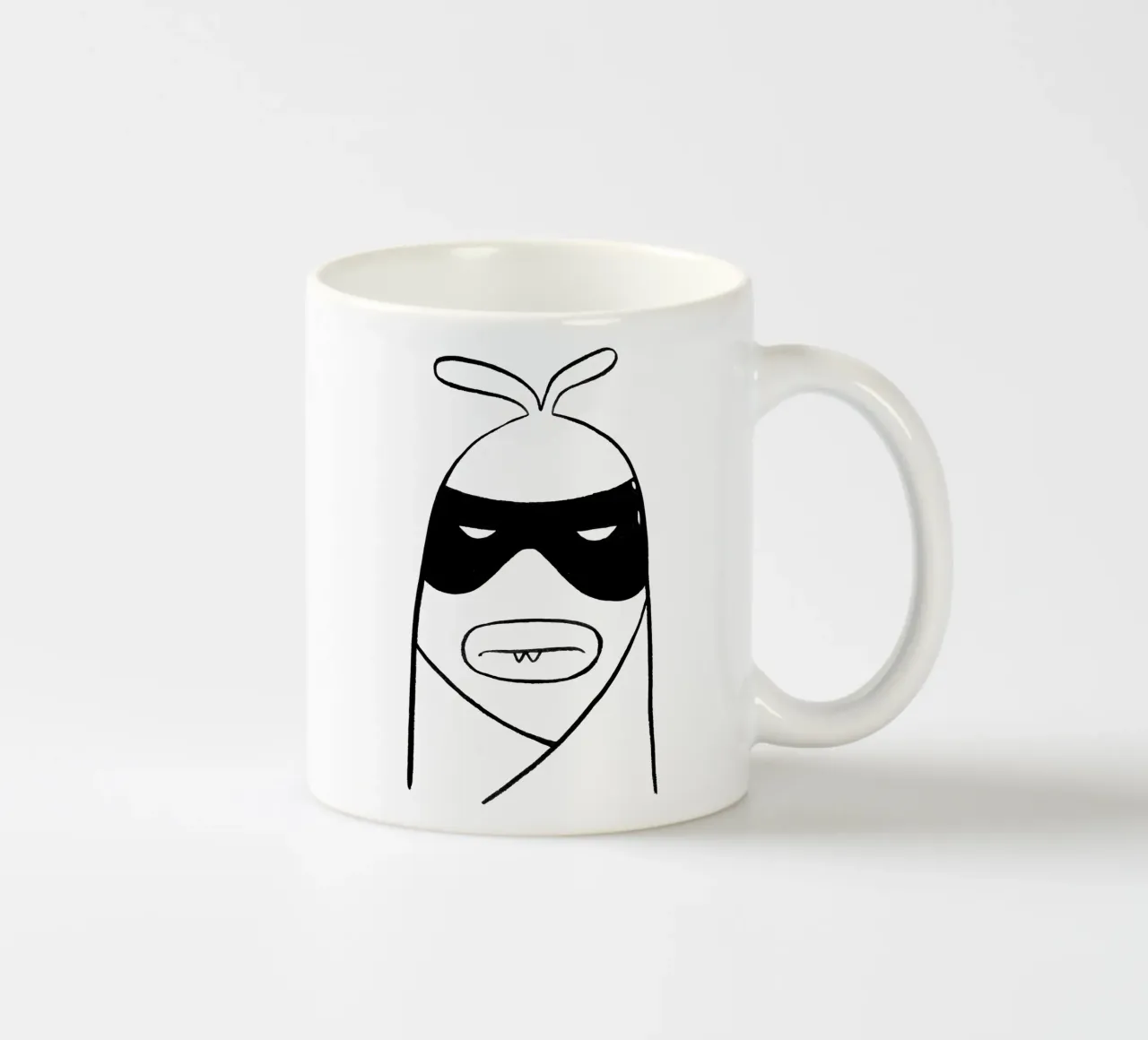 Bandit Keramik Tasse von Richard Hood