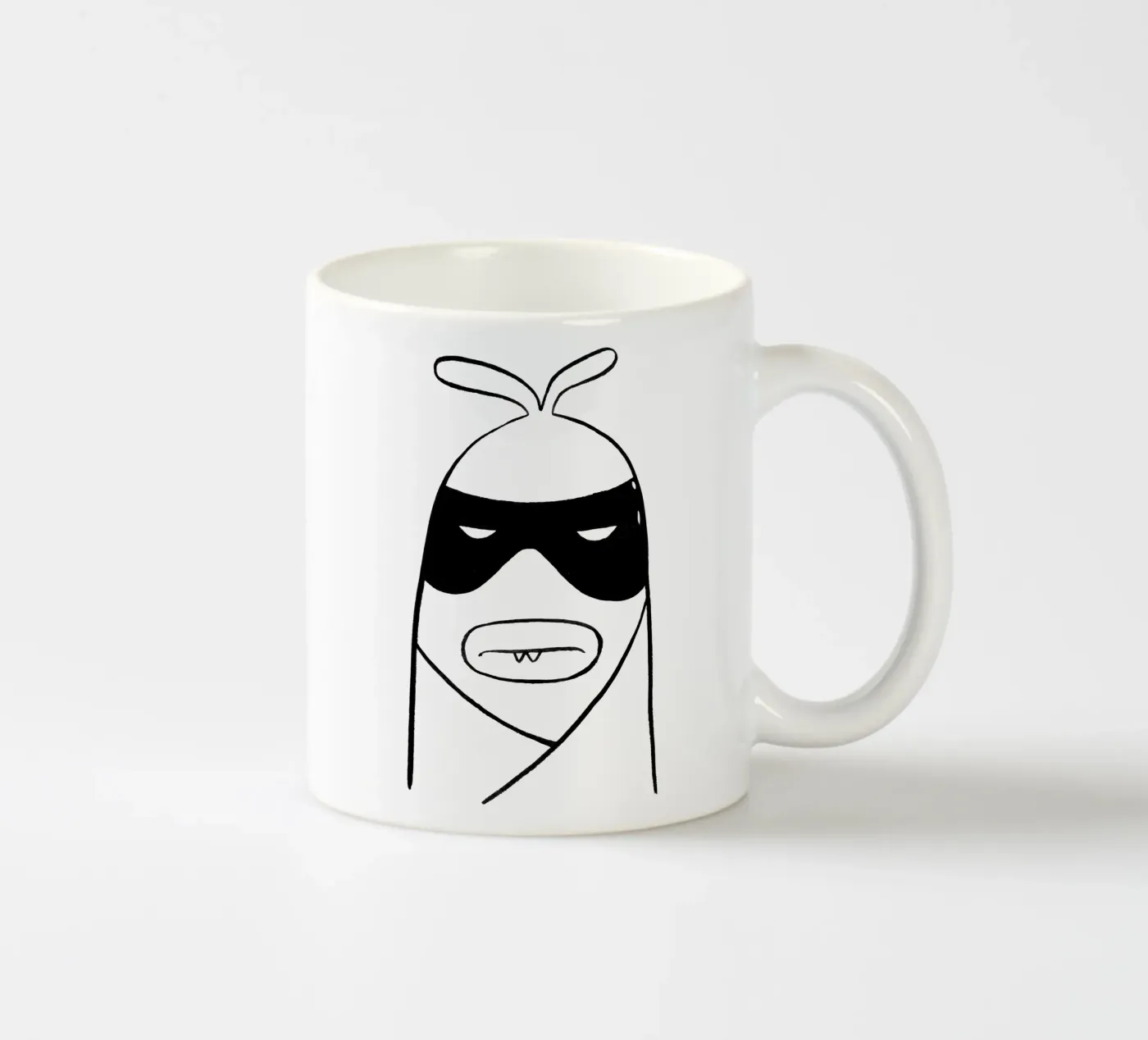 Bandit! ceramic mug by Richard Hood