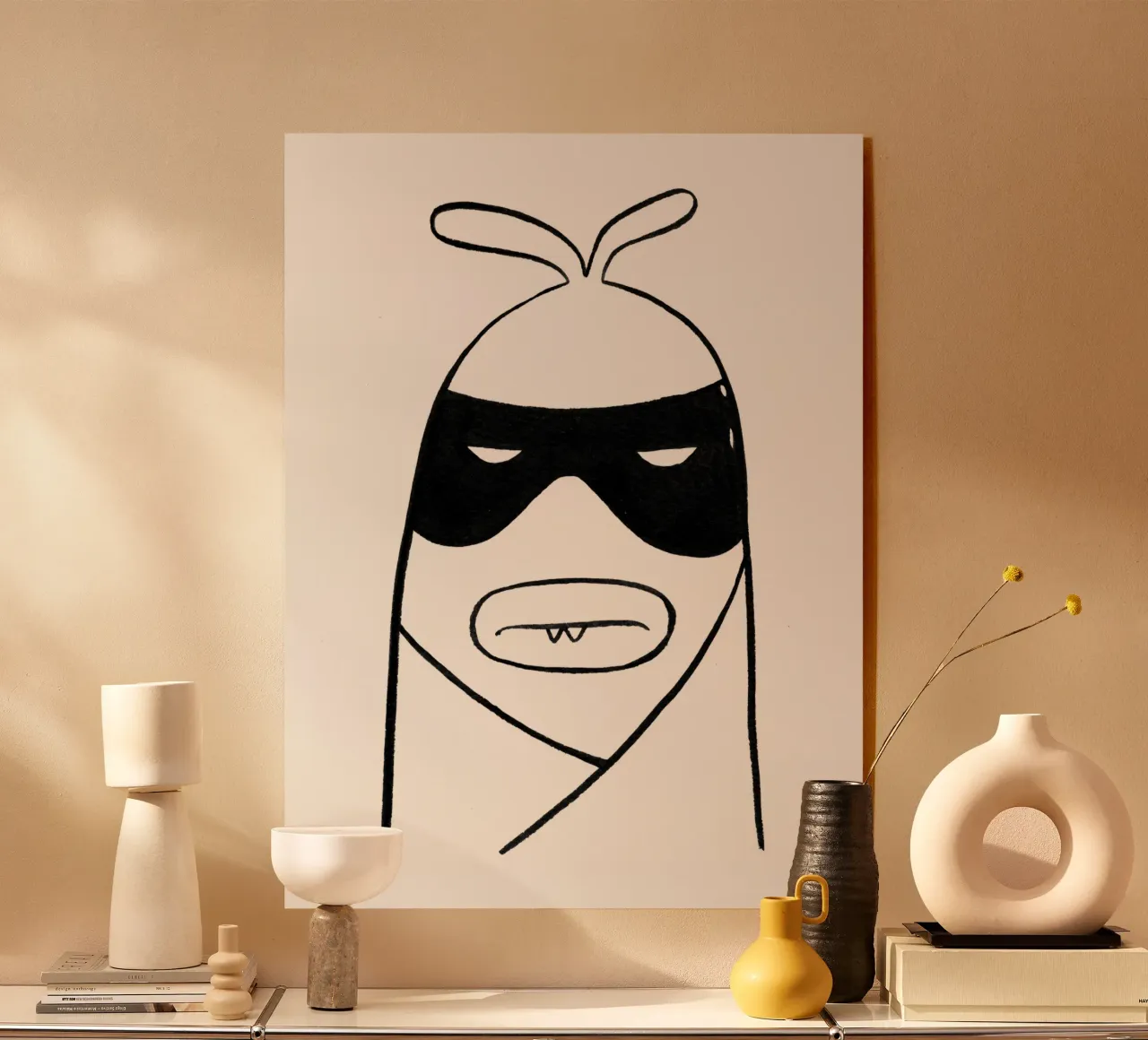 Bandit! acrylic glass by Richard Hood