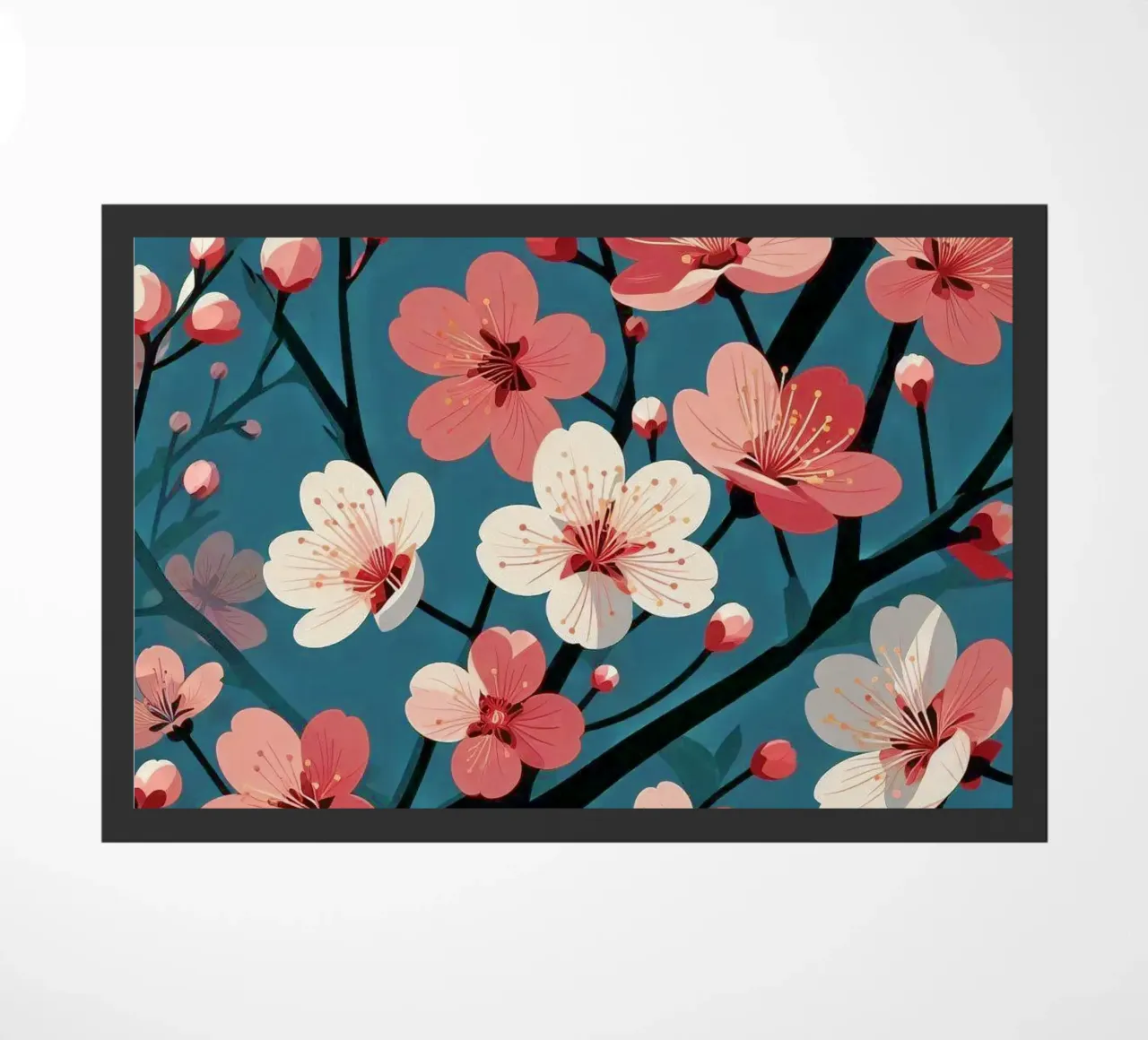 Fiori di ciliegio zerbino da Digital Naive