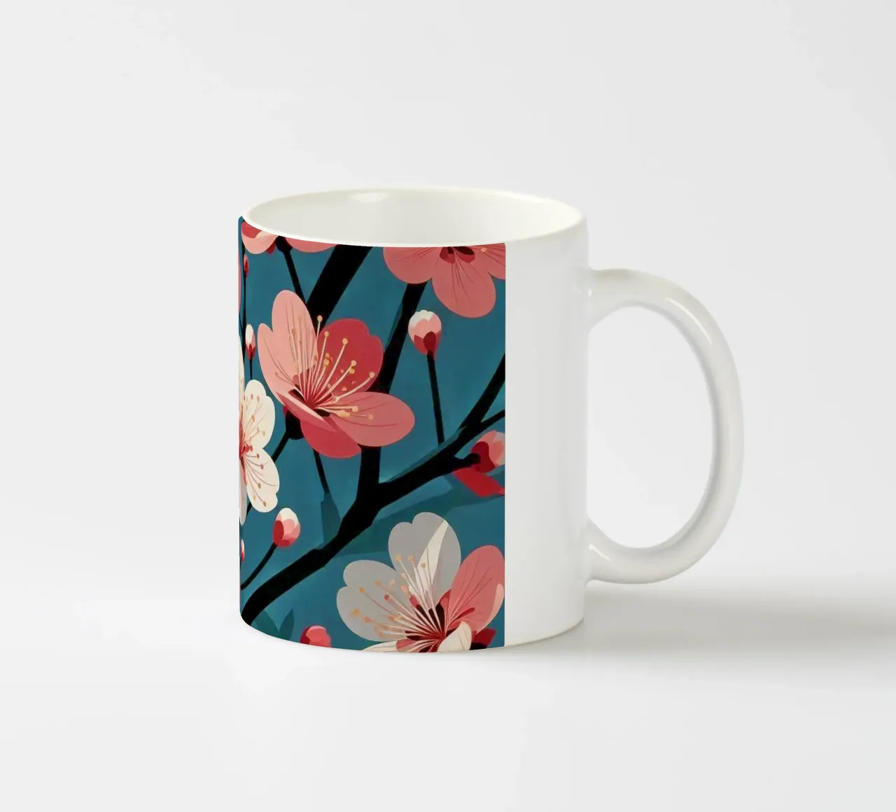 Fiori di ciliegio tazza in ceramica da Digital Naive
