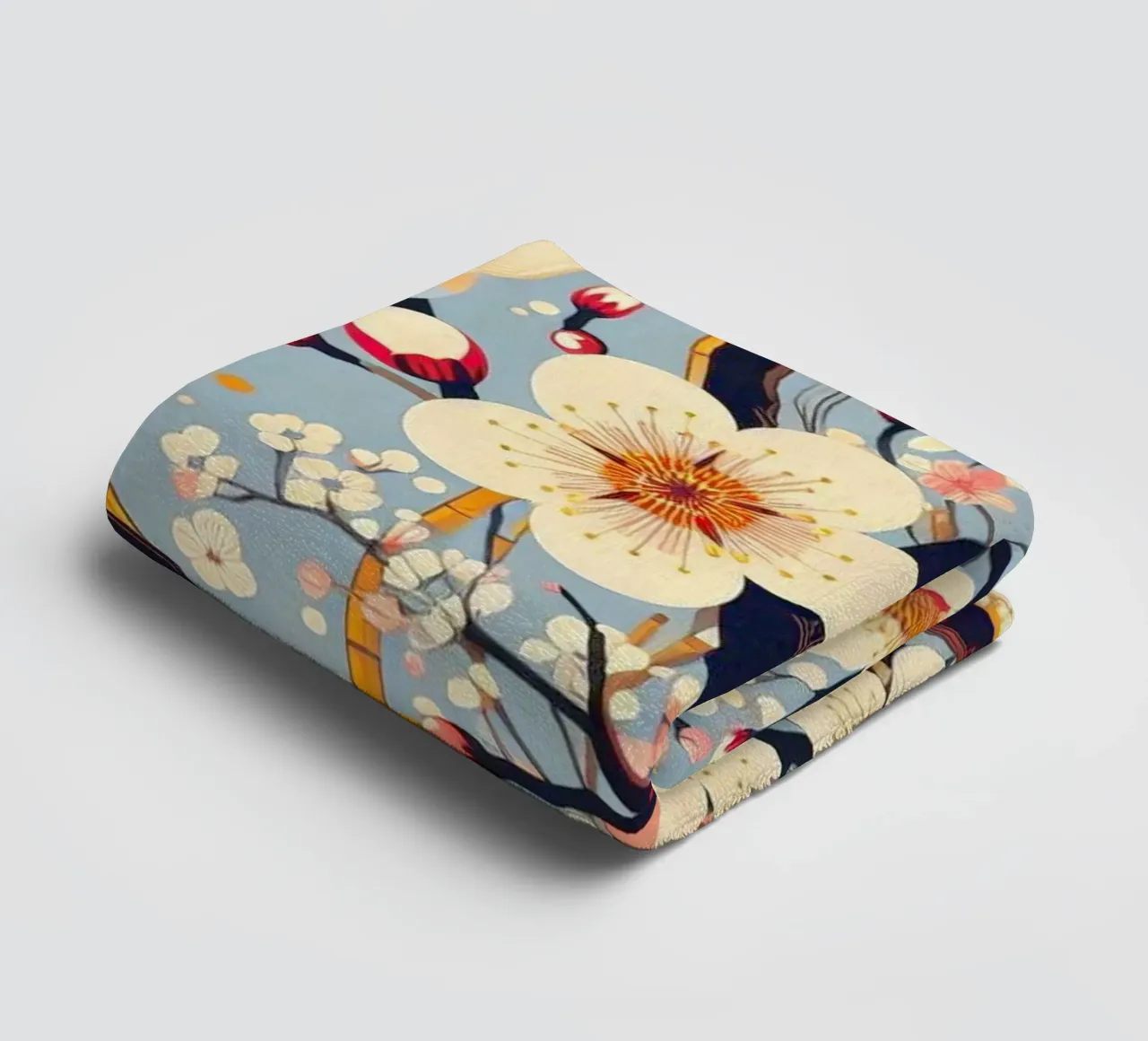 Spring awakening towel by Digital Naive