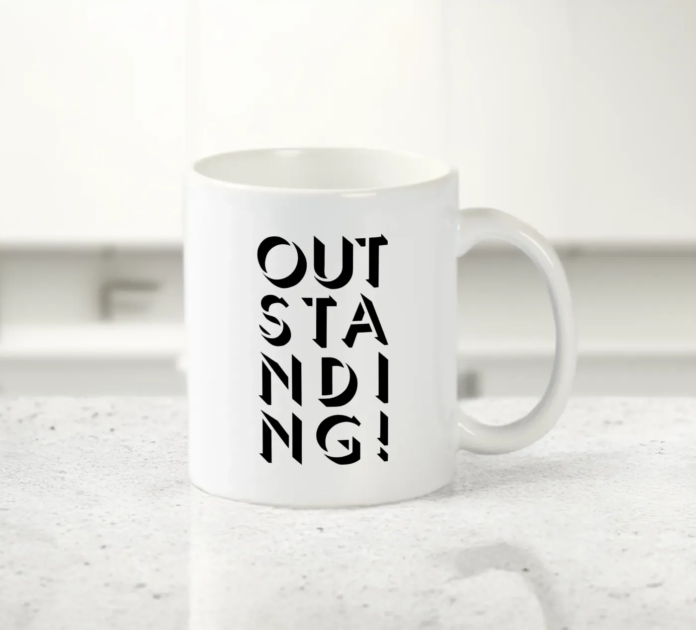 Outstanding! ceramic mug by Richard Hood